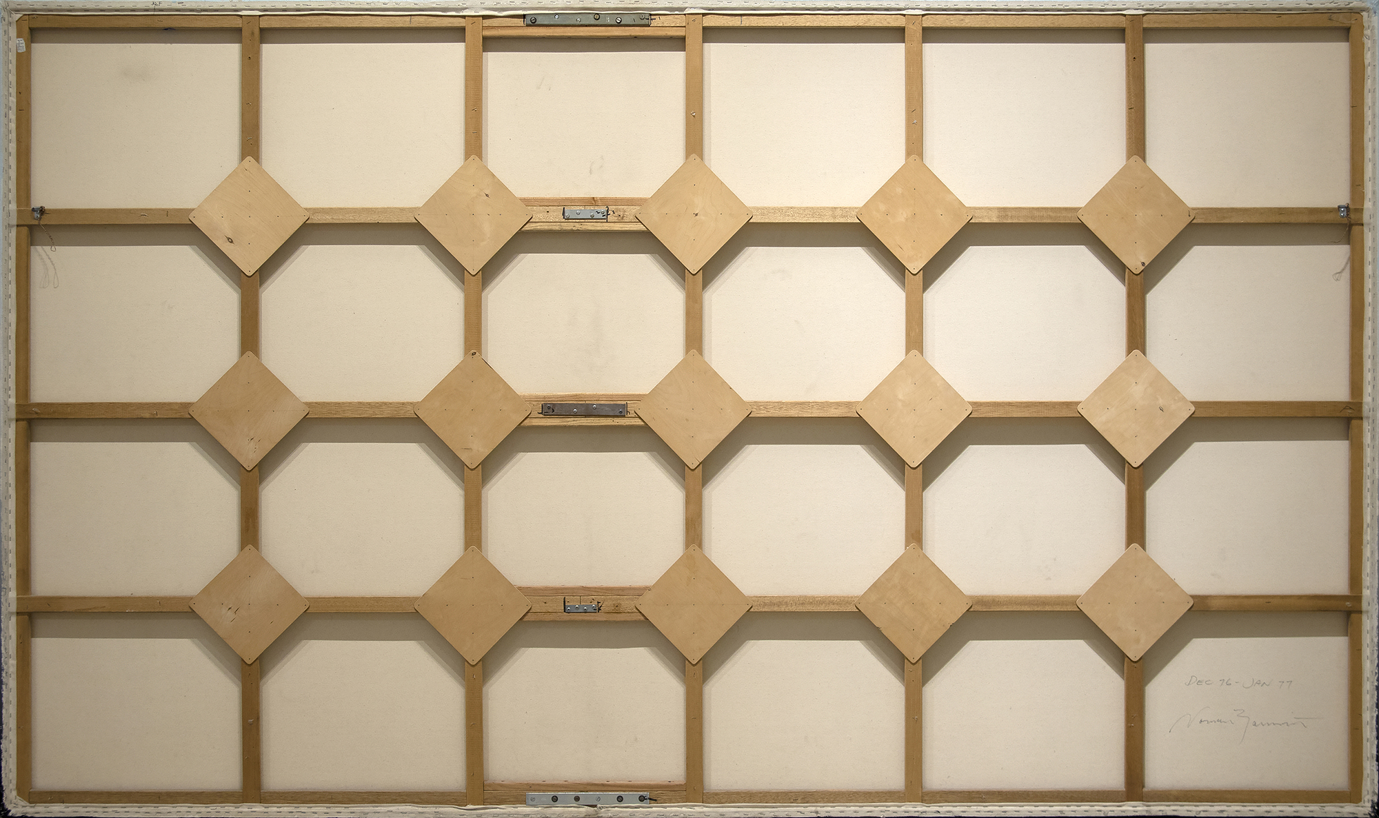 NORMAN ZAMMITT - East Wall NORMAN ZAMMITT - East Wall - acrylic on canvas - 78 x 132 in.