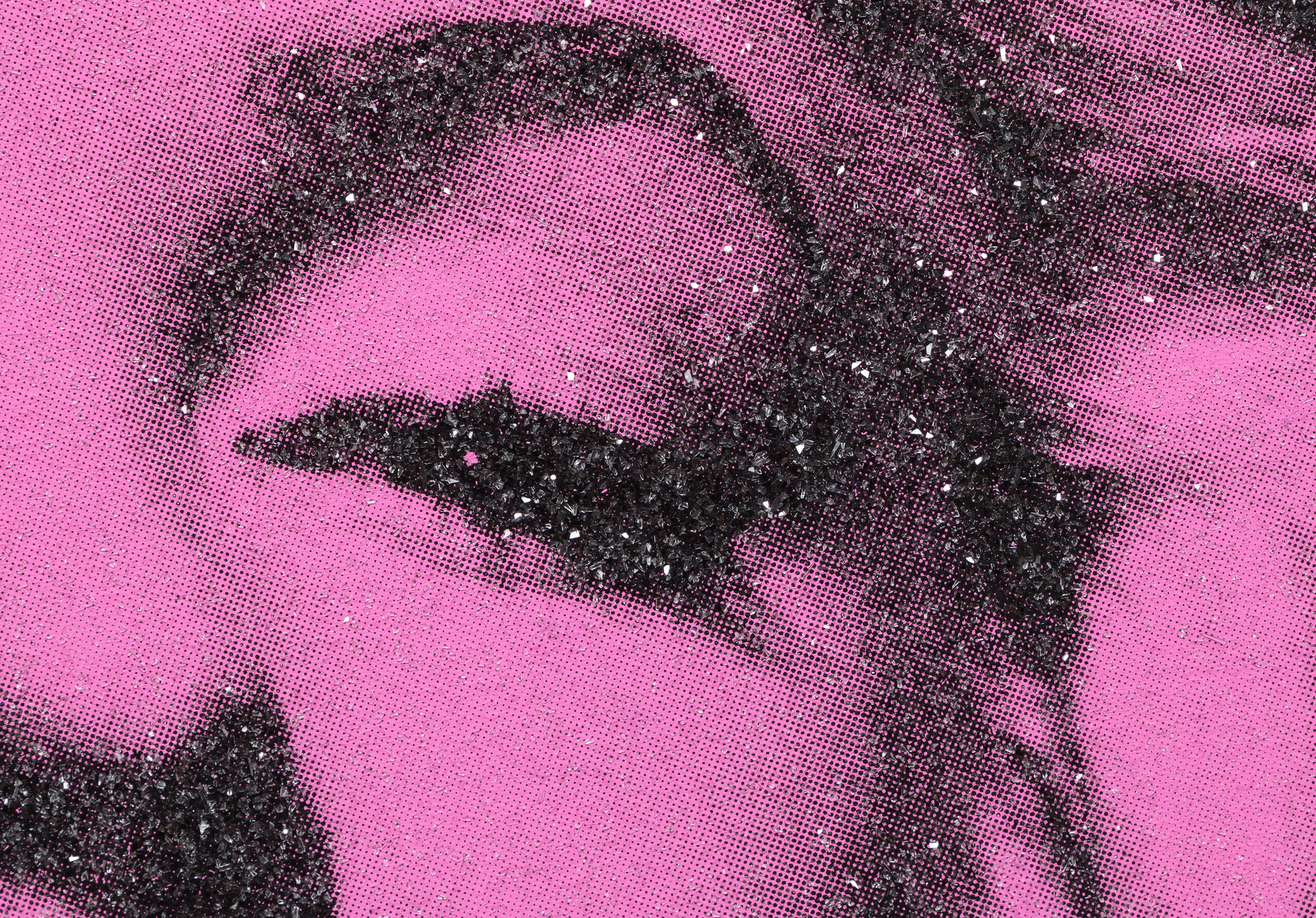 RUSSELL YOUNG - Marilyn Portrait - スクリーンプリント、リネン、ダイヤモンドダスト - 35 3/4 x 27 3/4 in.