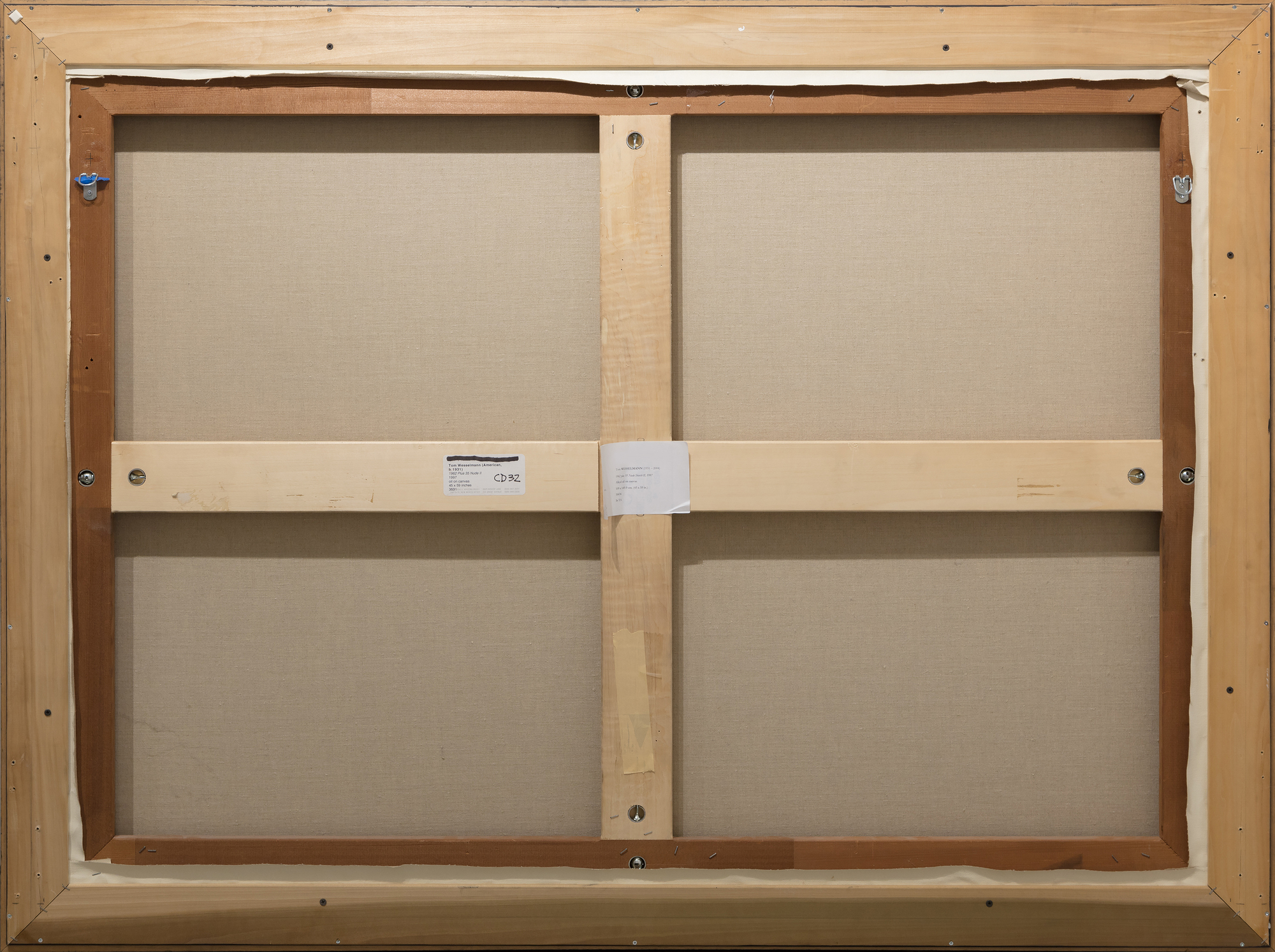 TOM WESSELMANN - 1962 加上 35 裸体素描 II - 画布上的醇酸油 - 43 x 58 5/8 in.