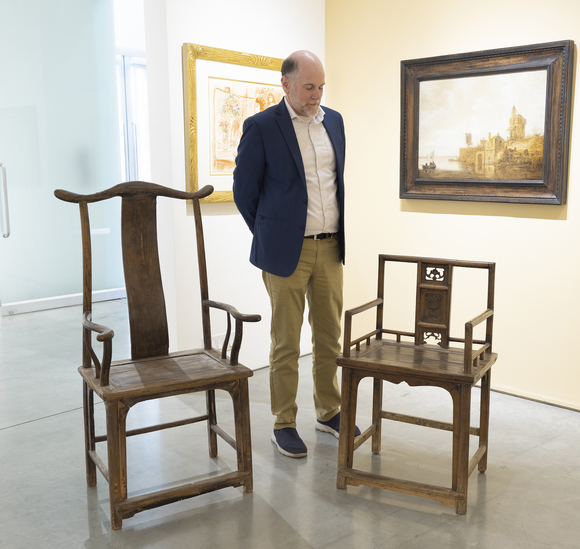 AI WEIWEI - "Fairytale" Chairs - wood - 49 x 45 x 17 1/2 in.