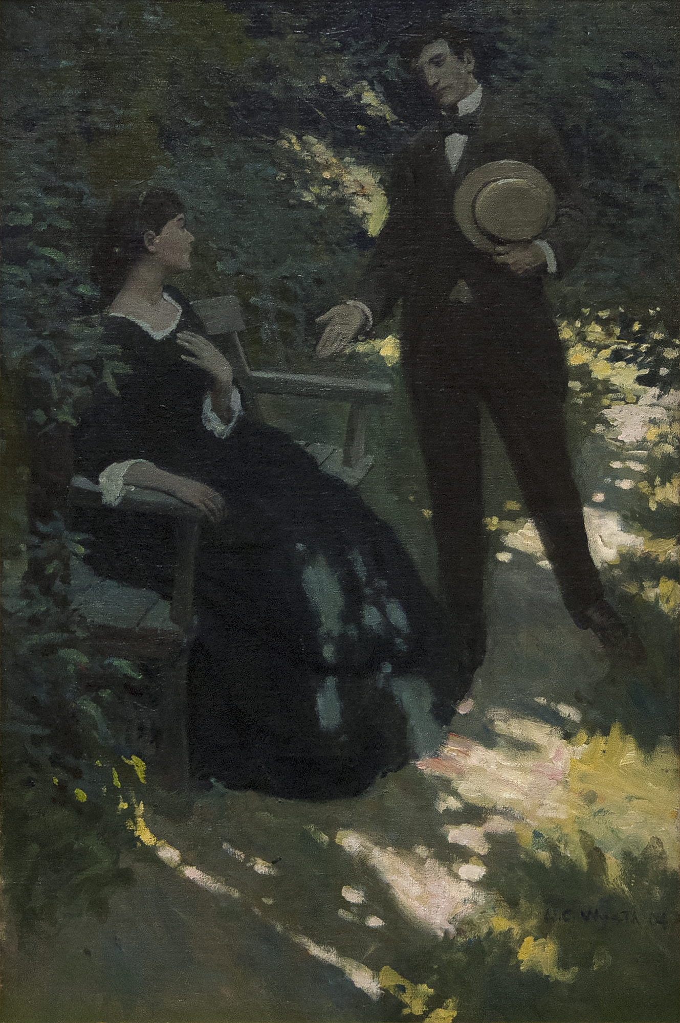 N.C. WYETH - With a Quick, Noiseless Stride, He Crossed the Narrow Space N.C. WYETH - With a Quick, Noiseless Stride, He Crossed the Narrow Space - oil on canvas - 30 1/4 x 20 1/8 in.