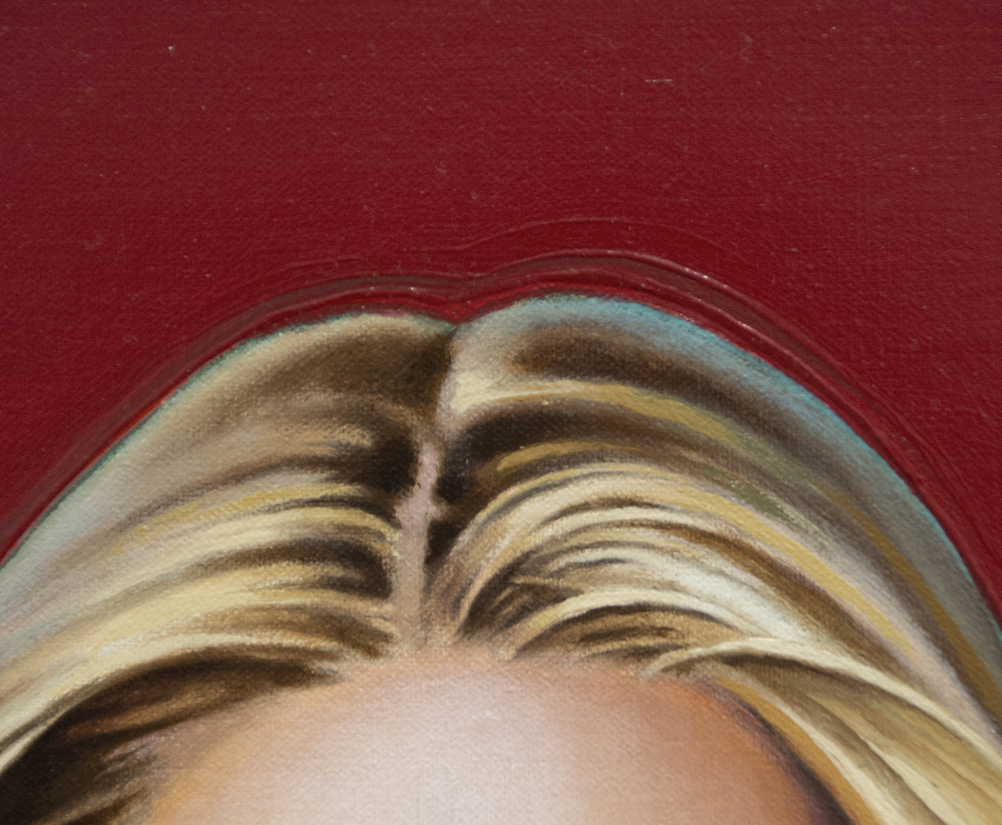 MEL RAMOS - Nude Descending a Staircase #2 MEL RAMOS - Nude Descending a Staircase #2 - oil on canvas - 70 x 52 1/8 in.