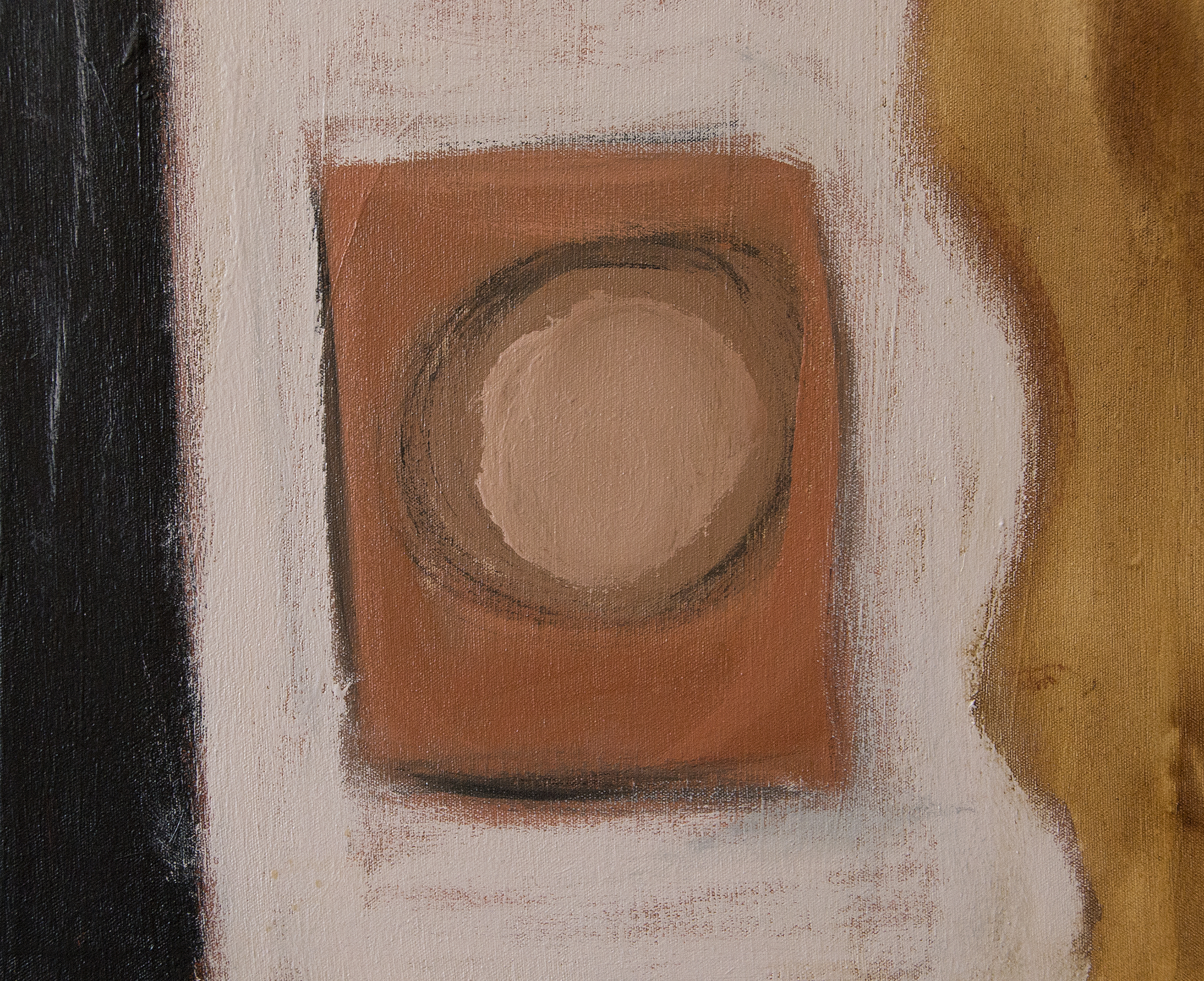 HERB ALPERT - Passer By - acrylic and coffee on canvas - 48 x 36 in.