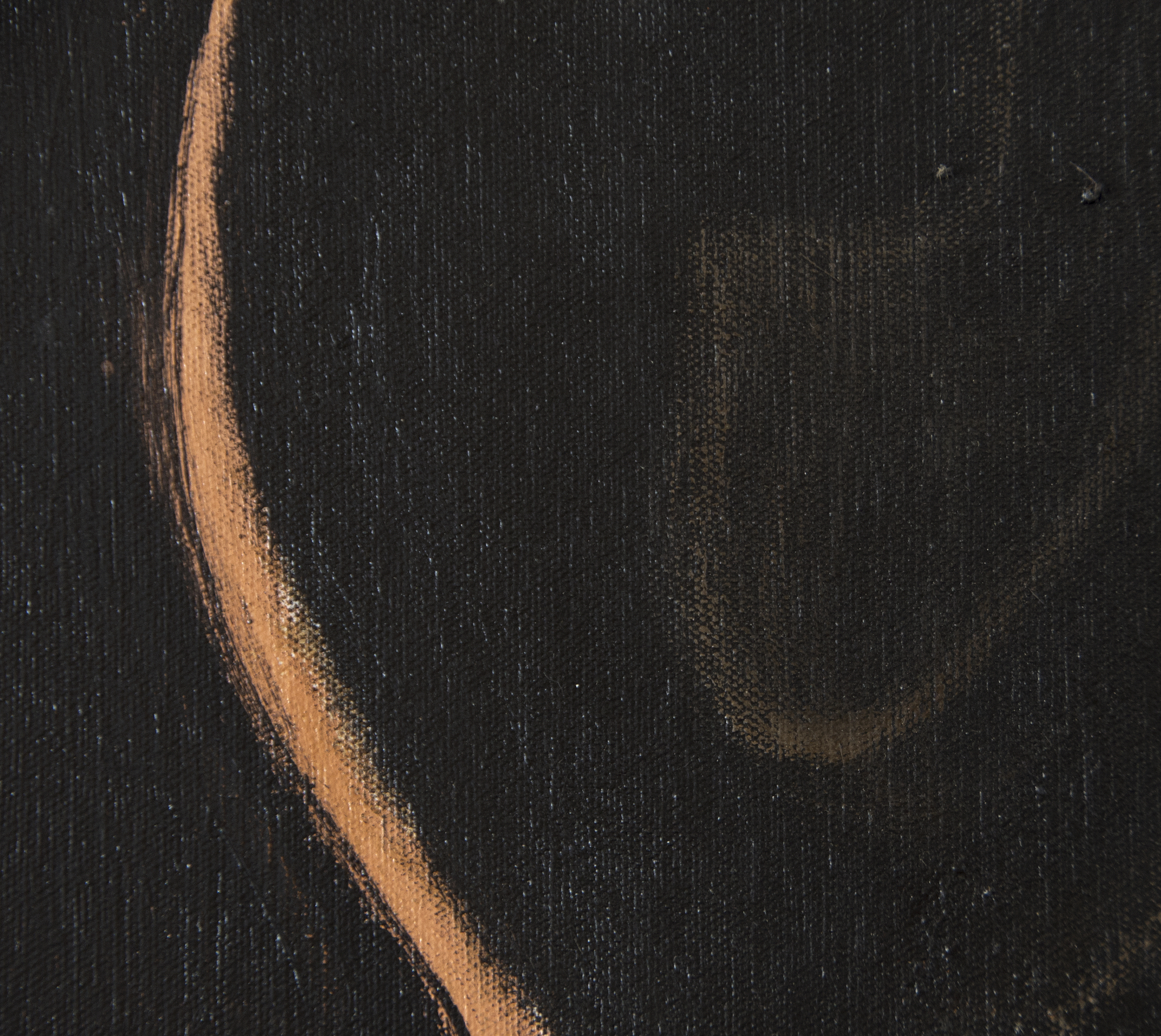 HERB ALPERT - Lover Man - acrylic and coffee on canvas - 48 x 36 in.