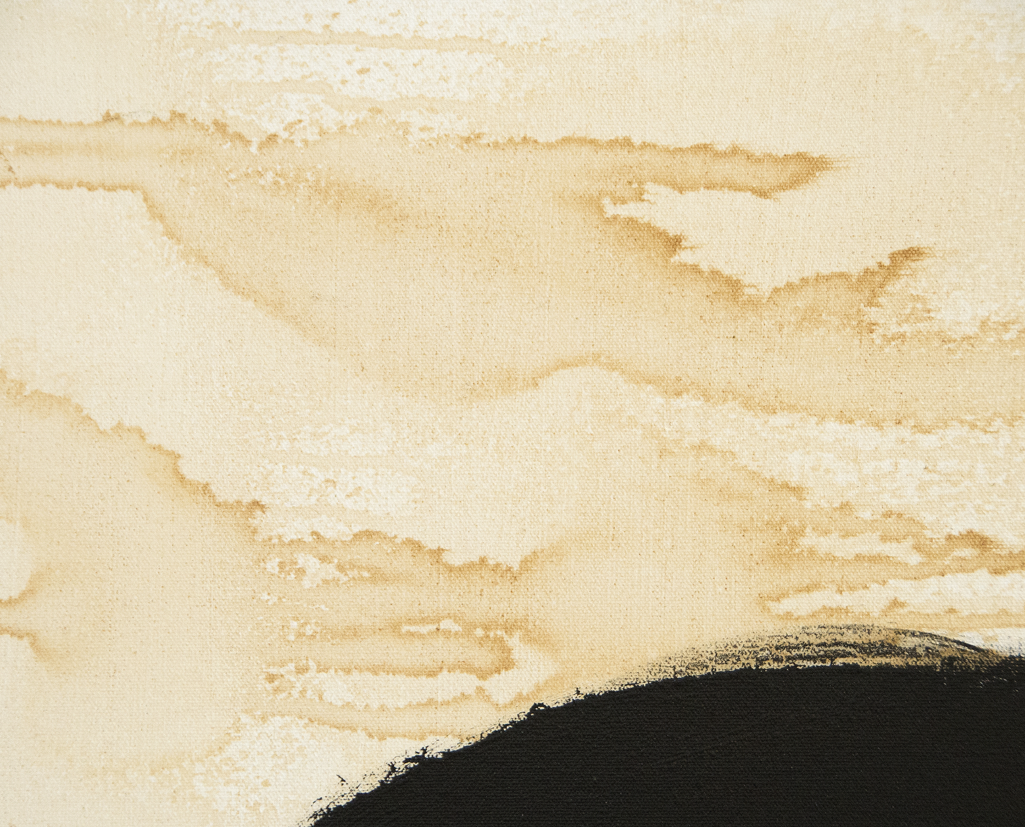 HERB ALPERT - Chicago - acrylic and coffee on canvas - 60 x 48 in.