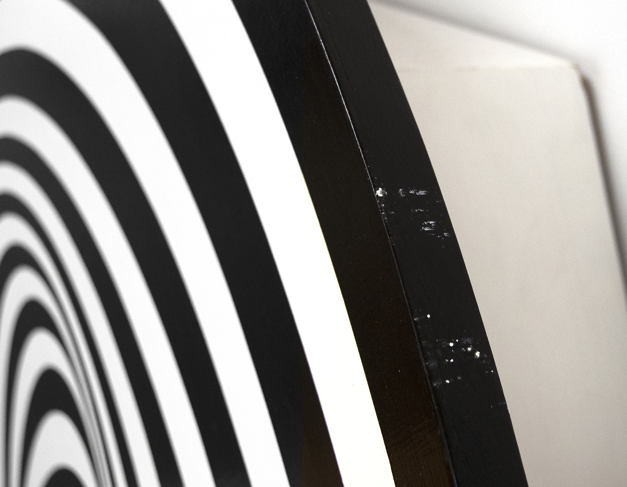 FRANCIS CELENTANO - Elliptical Kinetic Painting - acrylic on masonite - 48 x 48 x 6 1/2 in.