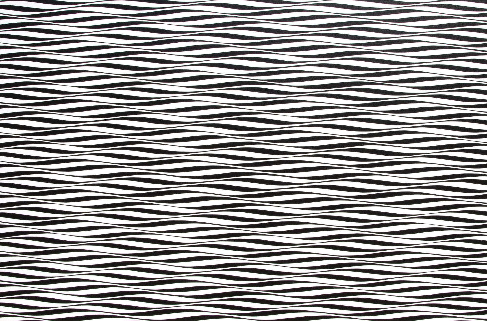 FRANCIS CELENTANO - Undulating Units FRANCIS CELENTANO - Unités ondulantes - acrylique sur toile - 36 x 90 po.