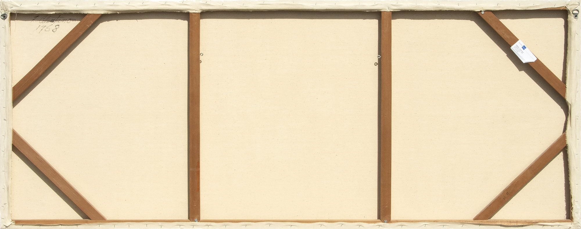 فرانسيس CELENTANO-وحدات متموجة-الأكريليك علي قماش-36 x 90 في.