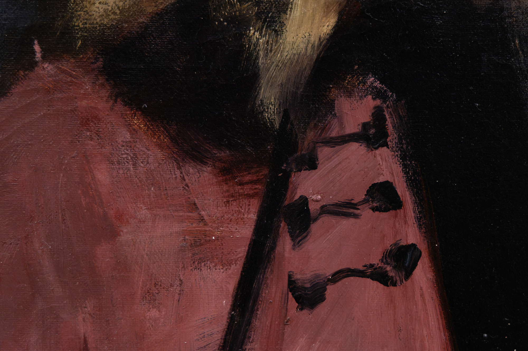 ROBERT HENRI – Mädchen mit Muff – Öl auf Leinwand – 145,4 x 97,2 cm