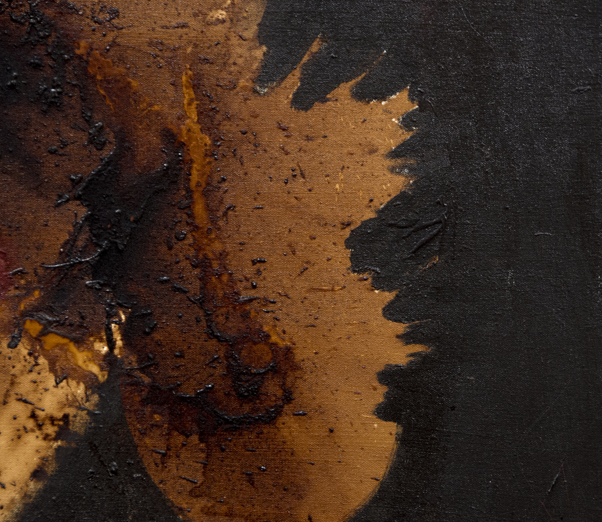 HERB ALPERT - Nocturne - acrylic and coffee on canvas - 36 x 60 in.