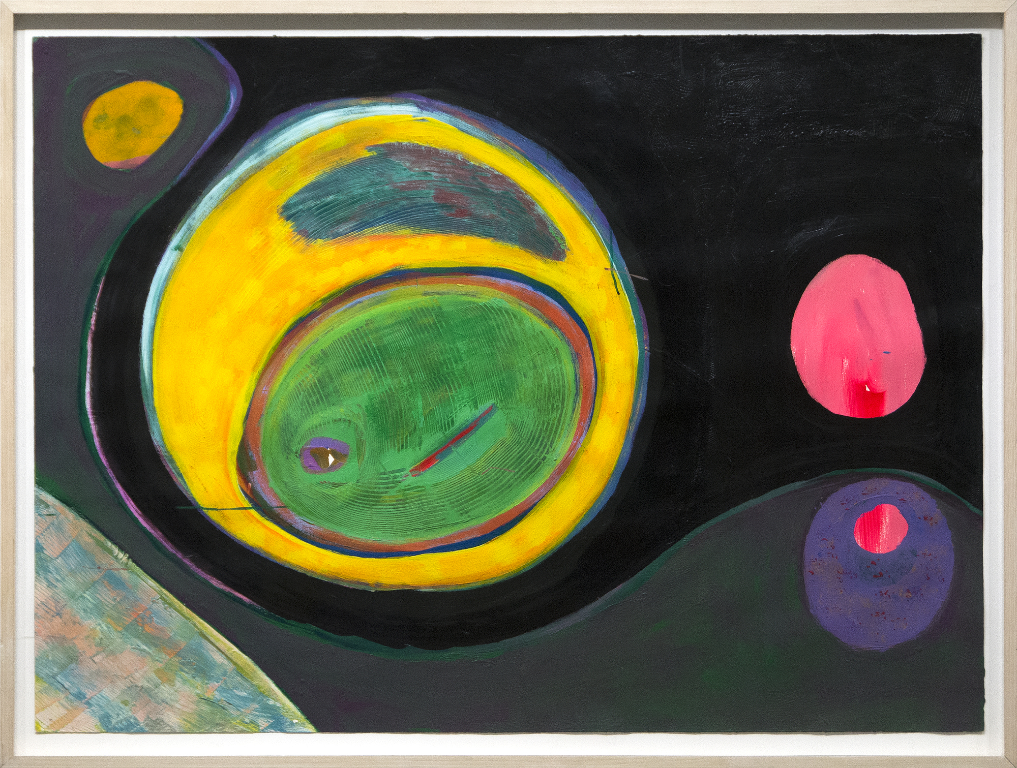 HERB ALPERT - Big Black - acrylic on paper - 44 x 60 in.