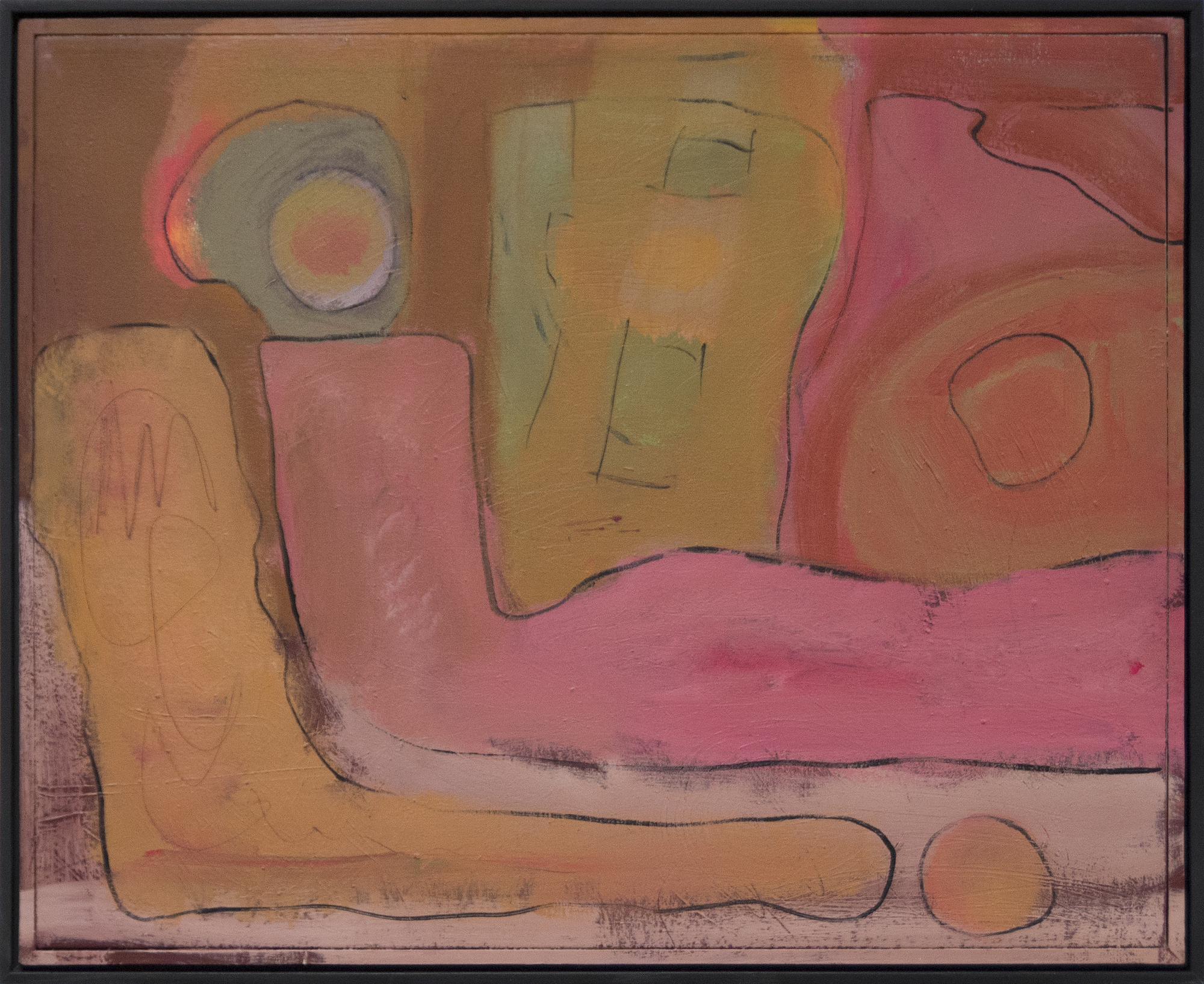 HERB ALPERT - Chat Room - acrylic on canvas - 25 x 31 in.