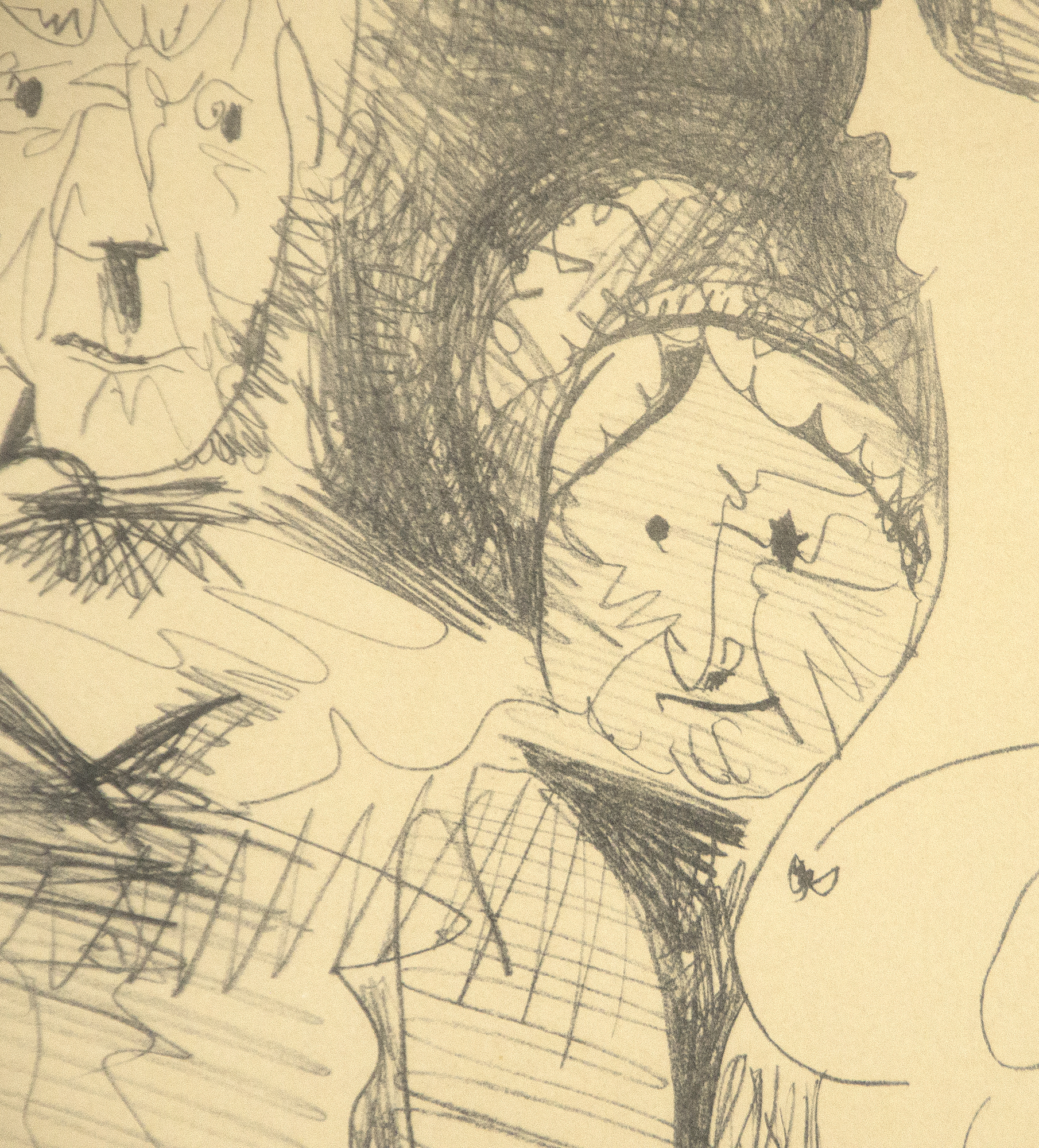 PABLO PICASSO - Portrait de Famille, Six Personnages PABLO PICASSO - Portrait de Famille, Sechs Personen - Lithographie - 18 1/4 x 25 3/4 in.
