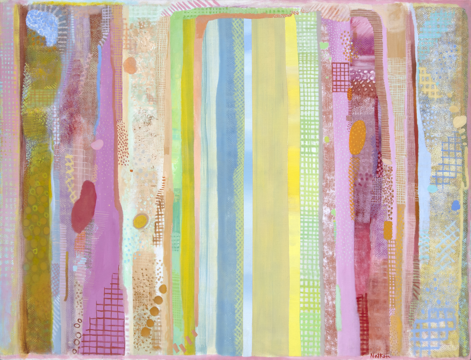 ROBERT NATKIN - Apollo XL ROBERT NATKIN - Apollo XL - acrylic on canvas - 88 x 116 1/4 in.