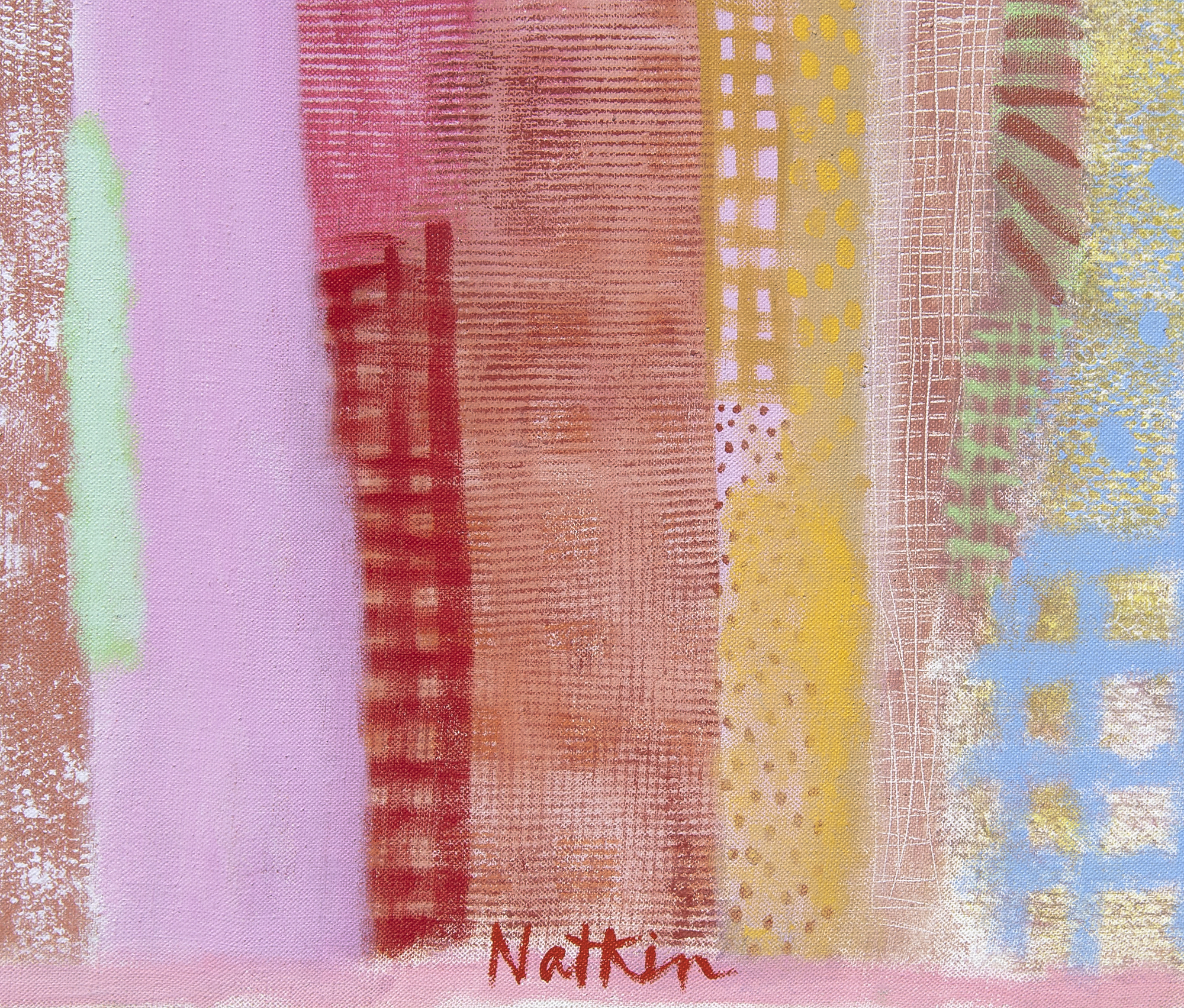 ROBERT NATKIN - Apollo XL - acrylic on canvas - 88 x 116 1/4 in.