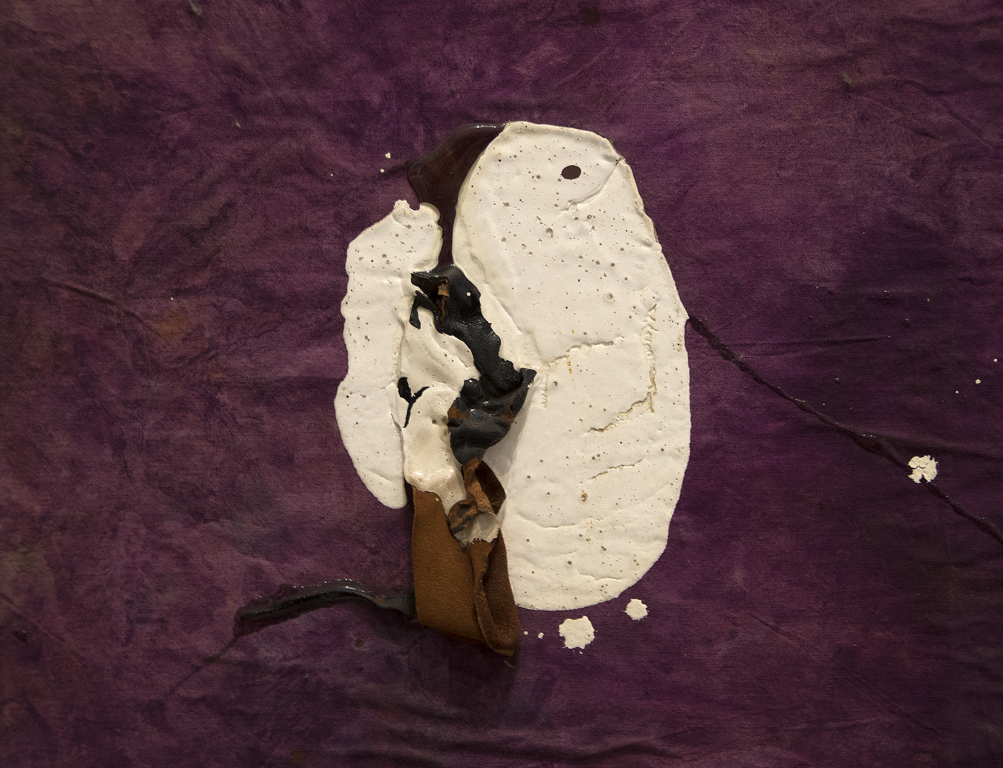 JULIAN SCHNABEL - Untitled Along with its companion work, "Untitled" (1991) was on display in the lobby of Chicago's Heller International Building at 500 West Monroe Street from the building's opening in 1992 until its renovation in 2015. This painting has remained in the same private collection since its creation.
<br>
<br>The November 2018 sale of Schnabel's "Large Rose Painting, (Near Van Gogh's Grave)" for $1.2 million at auction demonstrates a strong demand for the artist's work. This major sale was only the second-highest price paid for a Schnabel at auction: the record was set in November of 2017 when "Ethnic Type #14" sold for $1.4 million.
<br>
<br>A recent 2018 museum exhibition, "Julian Schnabel: Symbols of Actual Life" at the Legion of Honor, Fine Arts Museums of San Francisco, featured several of Schnabel's large-scale paintings.