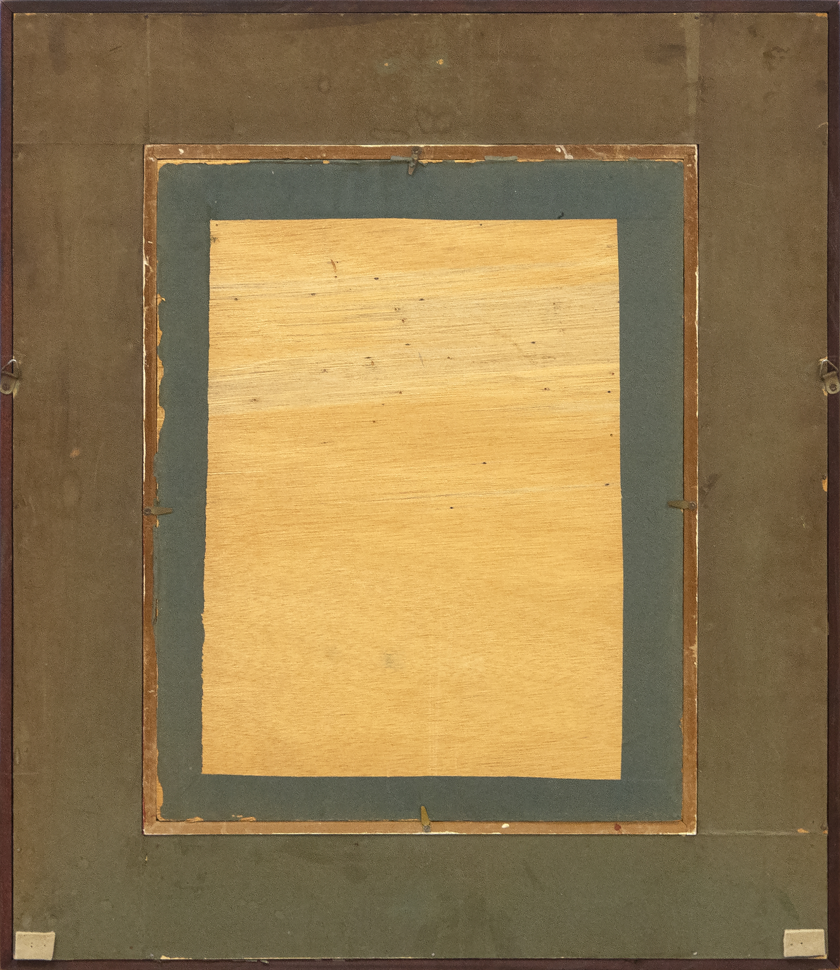 SADAMASA MOTONAGA - Untitled As a member of the legendary Gutai Art Association that flourished between 1954 and 1972, Sadamasa Motonaga emerged when post-atomic surrealist existentialism was at the forefront of artistic development in Japan. Yet he chose a different path. He turned his back on the destruction wrought by the war and created work that was fresh, jubilant, and playful. “Untitled” of 1966 is in his classic style, which developed concurrently with Morris Louis’ so-called ‘Veil’ paintings. It might suggest the brightly lit comb, eye and mottled plumage of a gallinaceous bird, but any such associations are probably arbitrary and unintended. Instead, it is a brilliantly successful display of Motonaga’s avant-garde take on traditional Japanese Tarashikomi — the technique that involves tilting the canvas at different angles to allow mixtures of resin and enamel to flow upon one another before the paint is fully dry.
