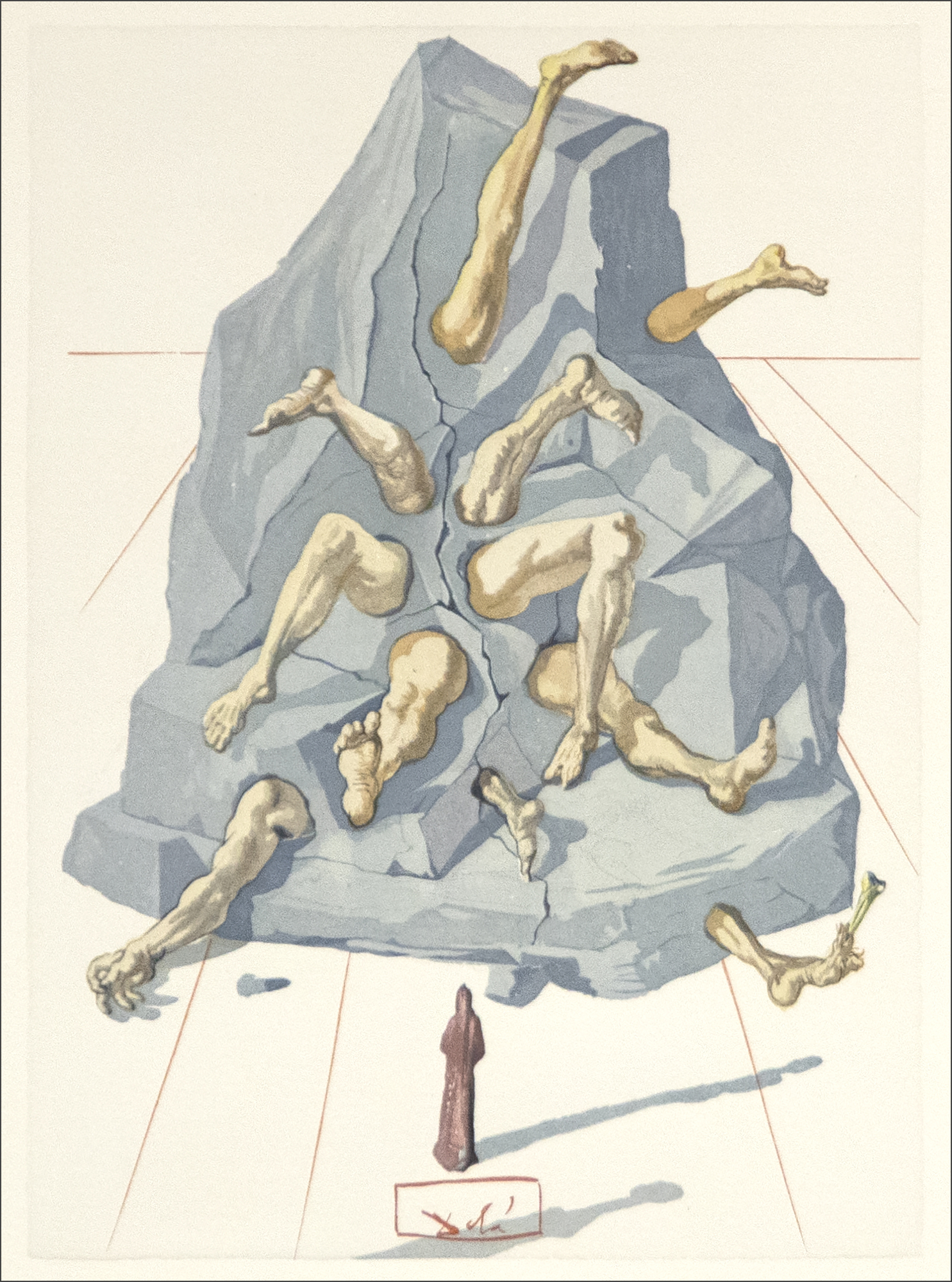 SALVADOR DALI - Three Cloth Portfolios & Their Associated Table of Contents SALVADOR DALI - Three Cloth Portfolios & Their Associated Table of Contents - three cloth portfolios and table of contents