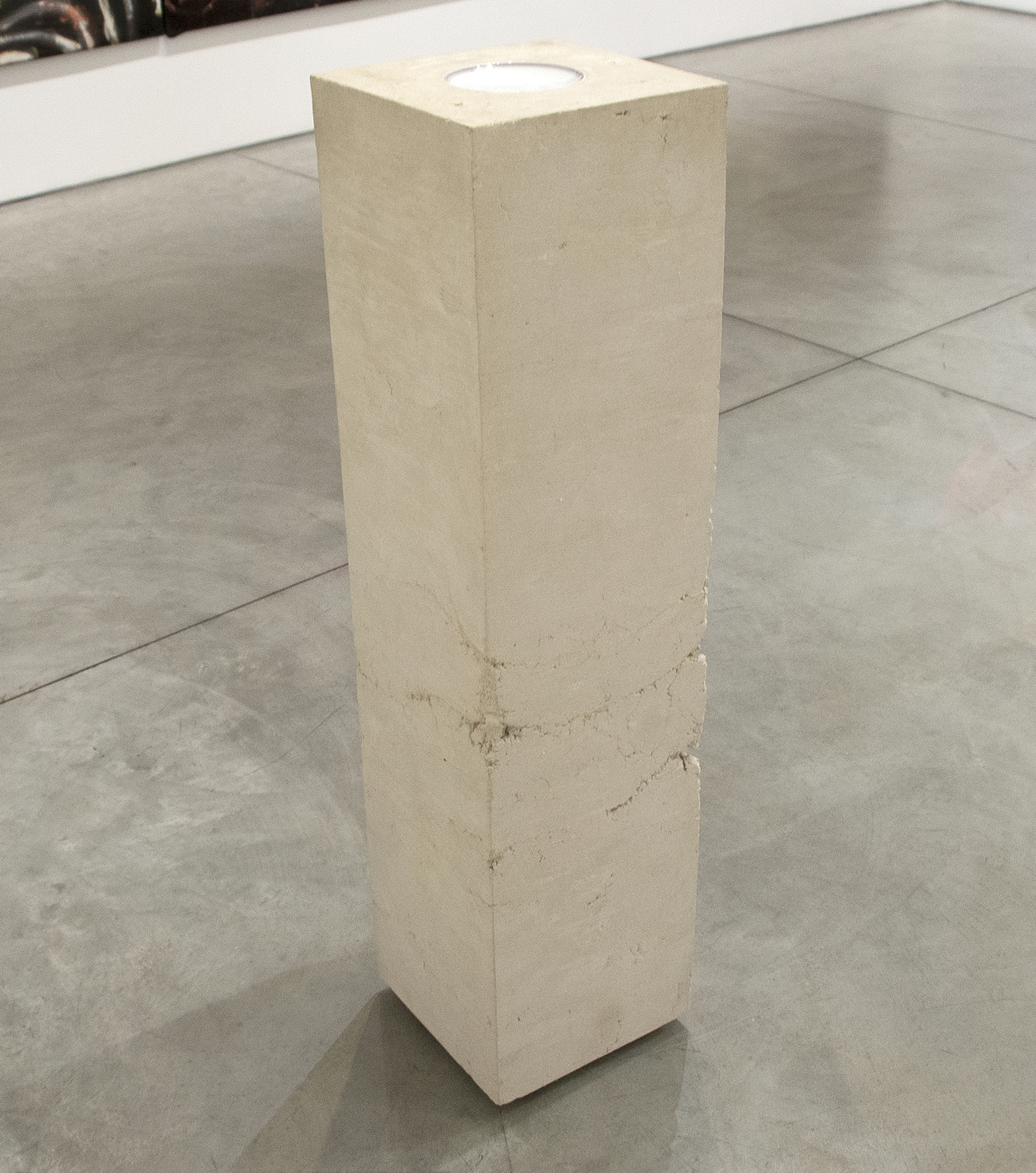 THEASTER GATES - Stand-Ins for Period of Wreckage 25 THEASTER GATES - Stand-Ins for Period of Wreckage 25 - white concrete and porcelain - 48 x 12 x 12 in.