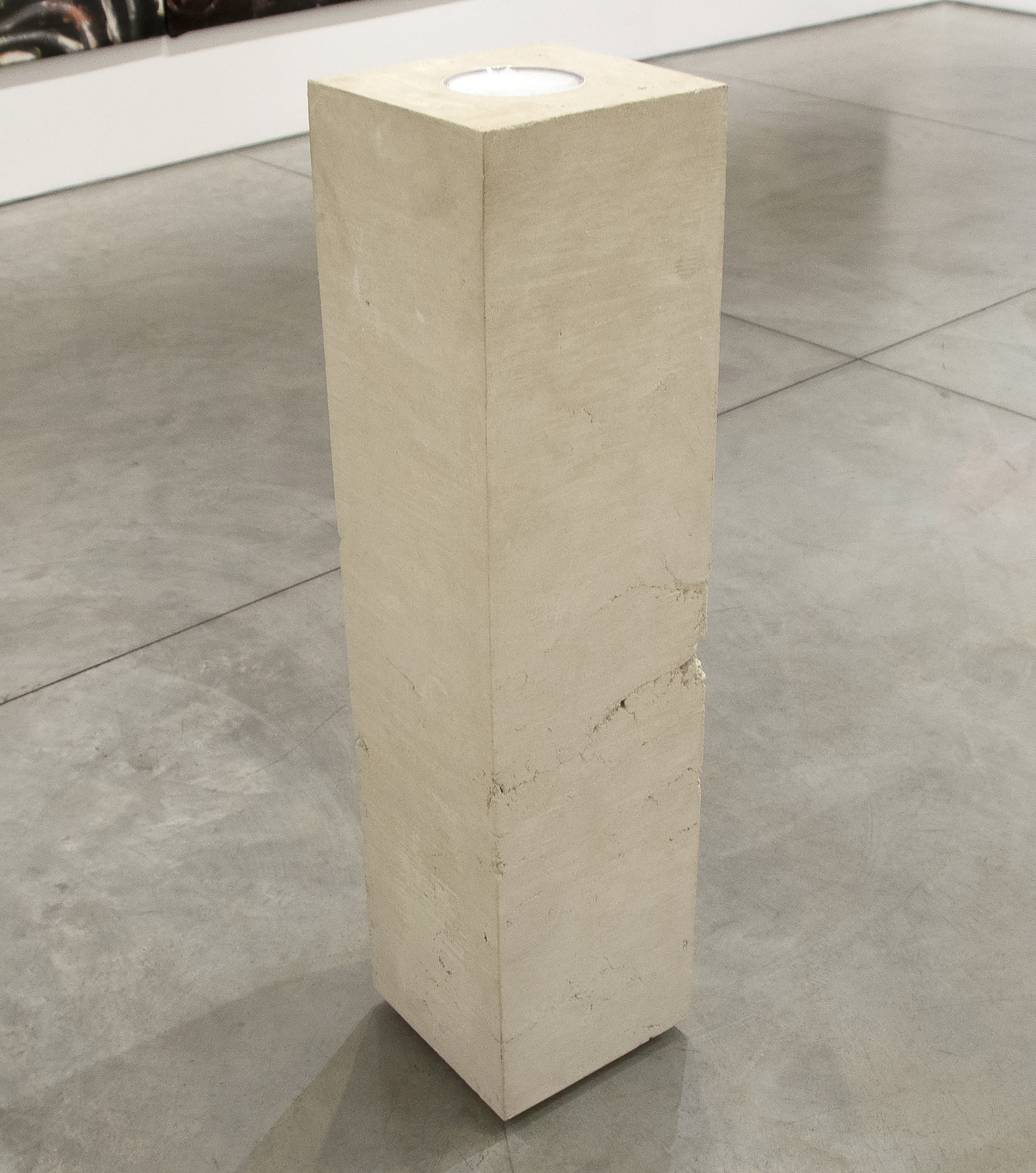 THEASTER GATES - Stand-Ins for Period of Wreckage 25 THEASTER GATES - Stand-Ins for Period of Wreckage 25 - white concrete and porcelain - 48 x 12 x 12 in.