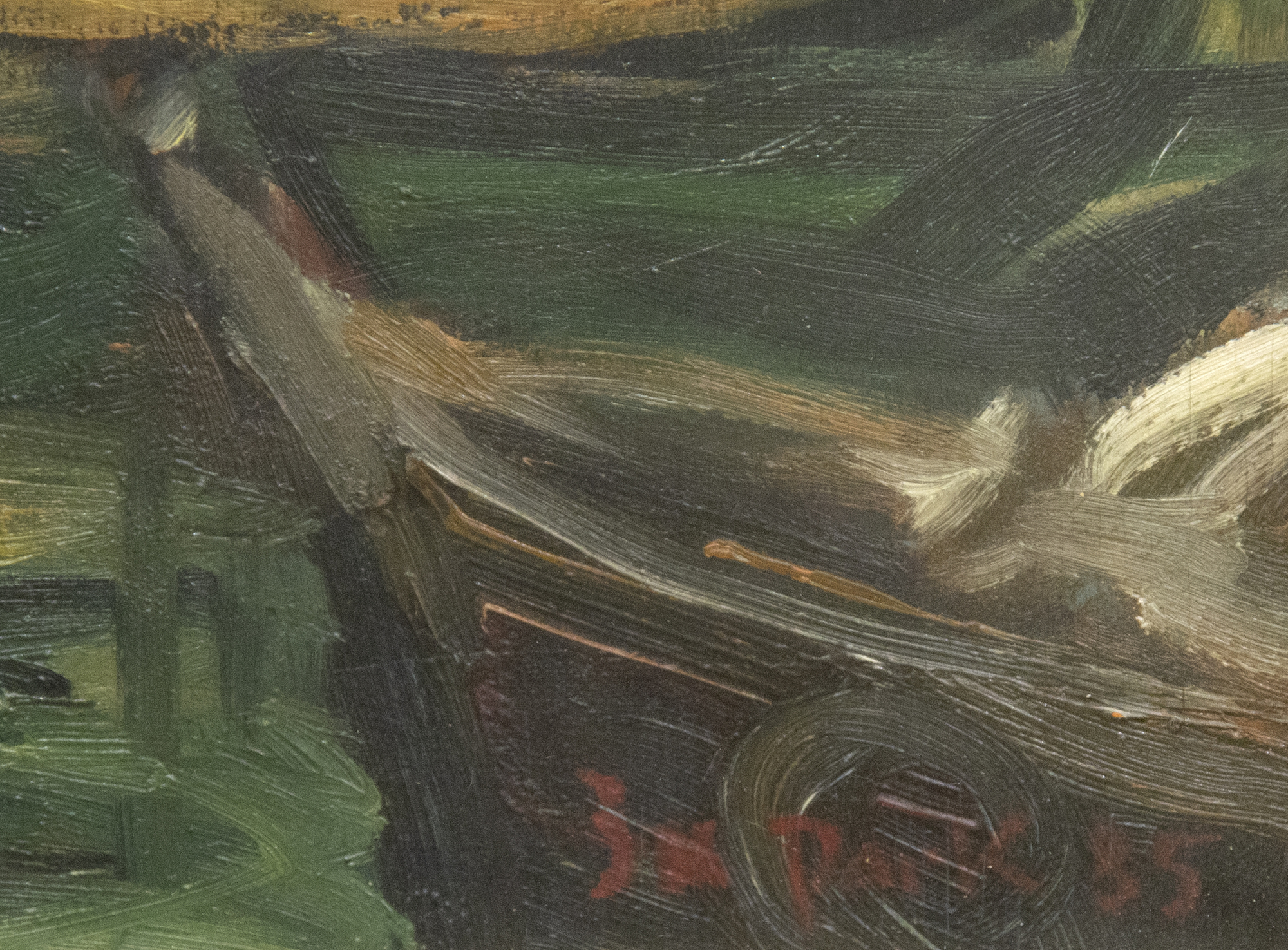 JAE KON PARK - Untitled JAE KON PARK - Untitled - oil on canvas - 11 x 13 1/2 in.