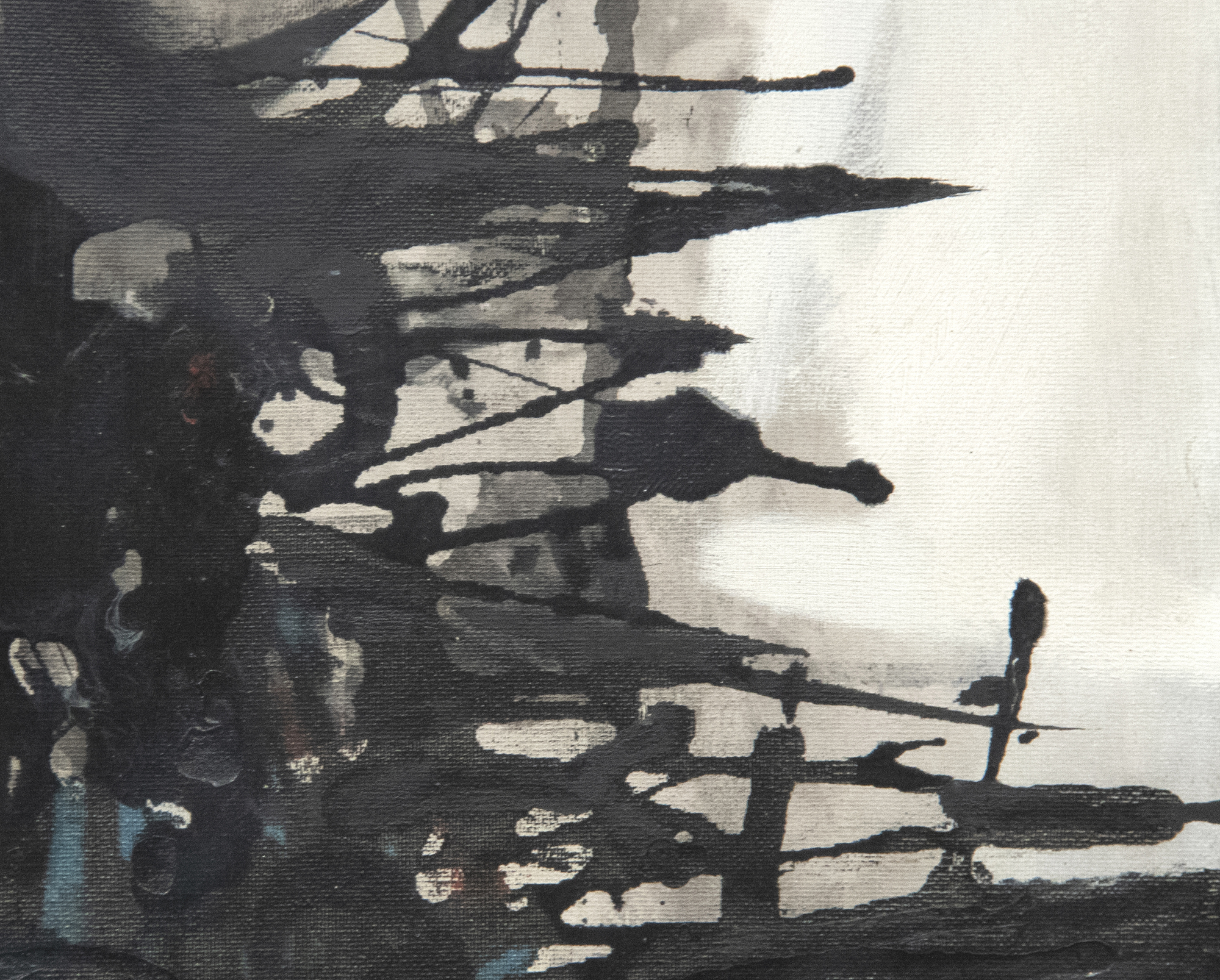 JAE KON PARK - Untitled JAE KON PARK - Untitled - oil on canvas - 25 1/4 x 19 1/2 x 1 in.