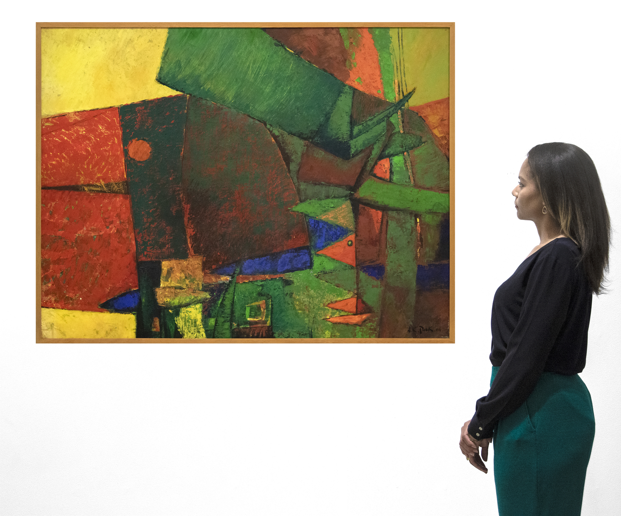 JAE KON PARK - Untitled JAE KON PARK - Untitled - oil on canvas - 44 1/4 x 57 3/8 in.