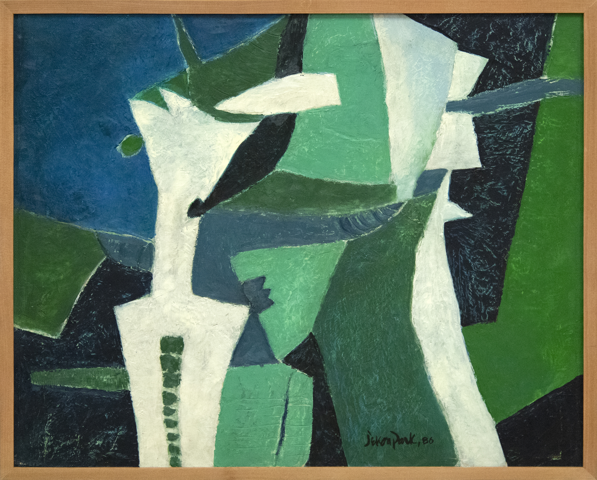 JAE KON PARK - Untitled JAE KON PARK - Untitled - oil on canvas - 25 7/8 x 31 3/4 in.