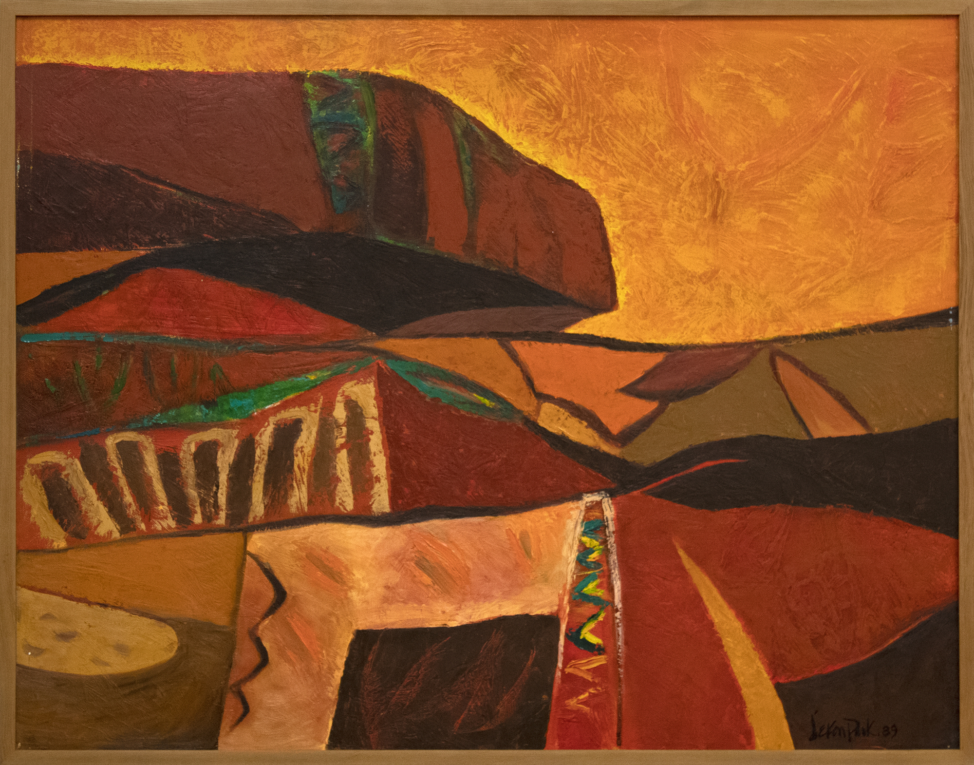 JAE KON PARK - Untitled JAE KON PARK - Untitled - oil on canvas - 35 1/2 x 45 1/2 in.