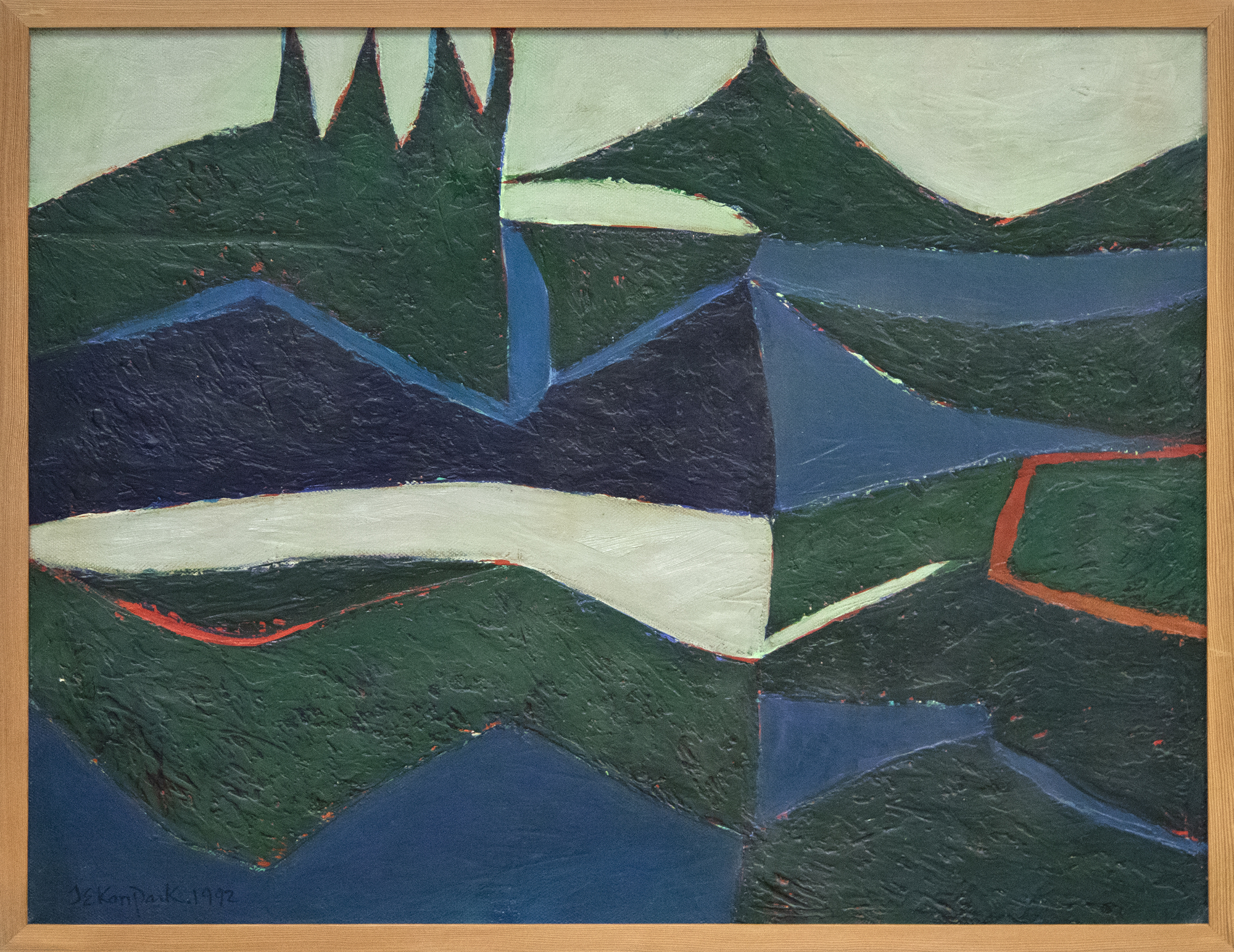 JAE KON PARK - Untitled JAE KON PARK - Untitled - oil on canvas - 24 x 31 in.
