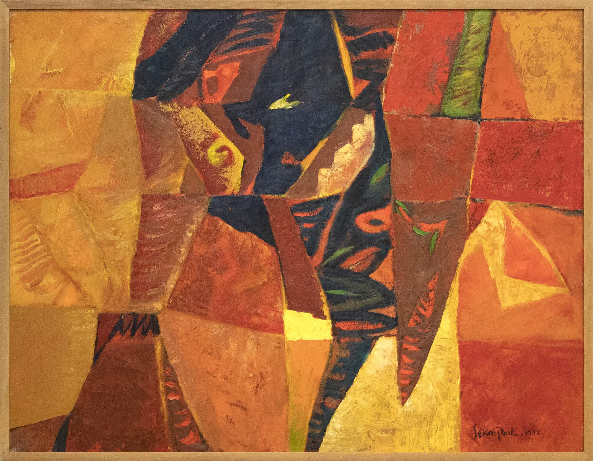 JAE KON PARK - Untitled JAE KON PARK - Untitled - oil on canvas - 36 x 46 in.