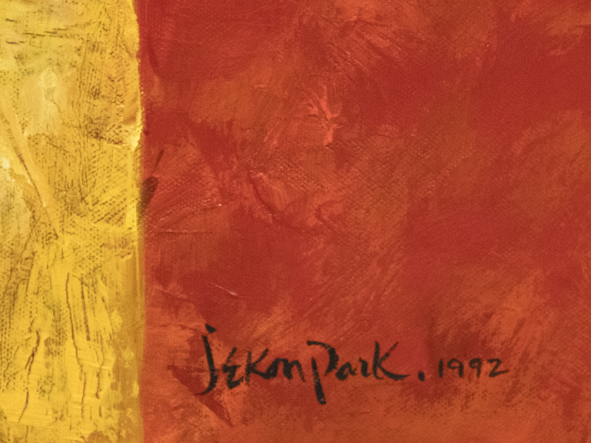 JAE KON PARK - Untitled JAE KON PARK - Untitled - oil on canvas - 36 x 46 in.
