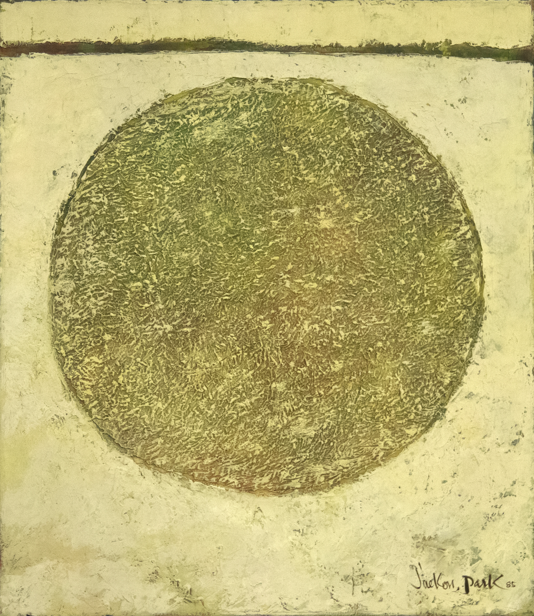 JAE KON PARK - Untitled JAE KON PARK - Untitled - oil on canvas - 31 3/4 x 27 1/2 in.