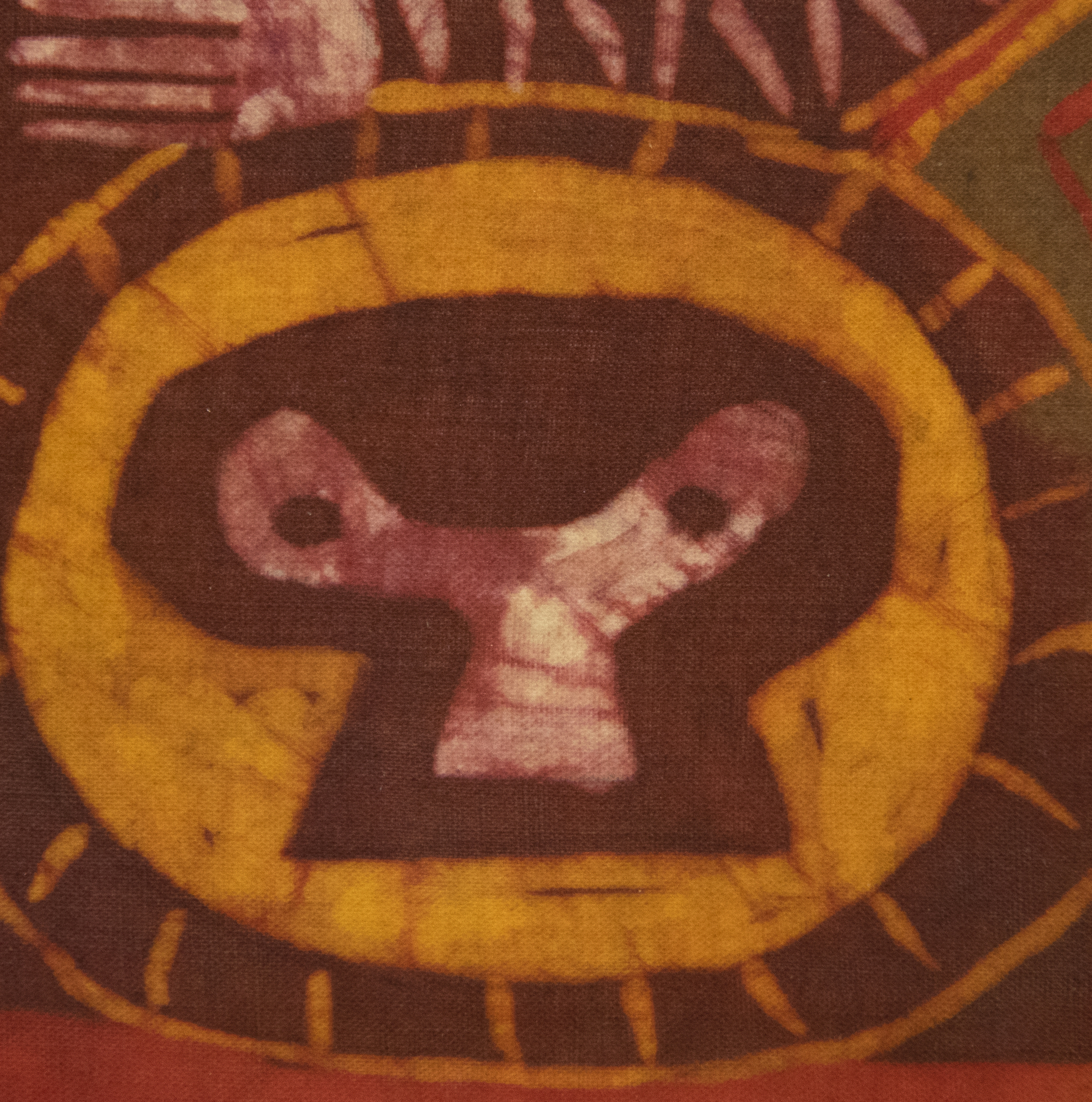 JAE KON PARK - About Ancient Mexico JAE KON PARK - About Ancient Mexico - batik on fabric - 10 x 9 1/2 in.