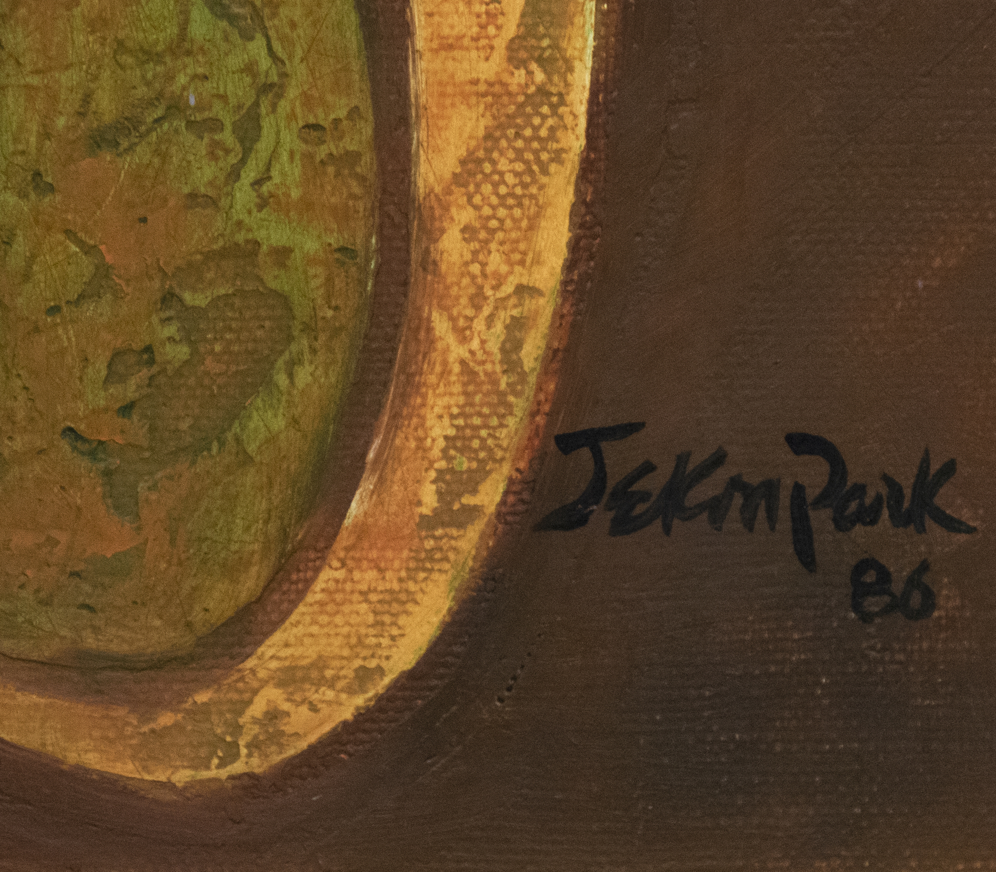 JAE KON PARK - Untitled JAE KON PARK - Untitled - oil on painting - 18 x 21 in.