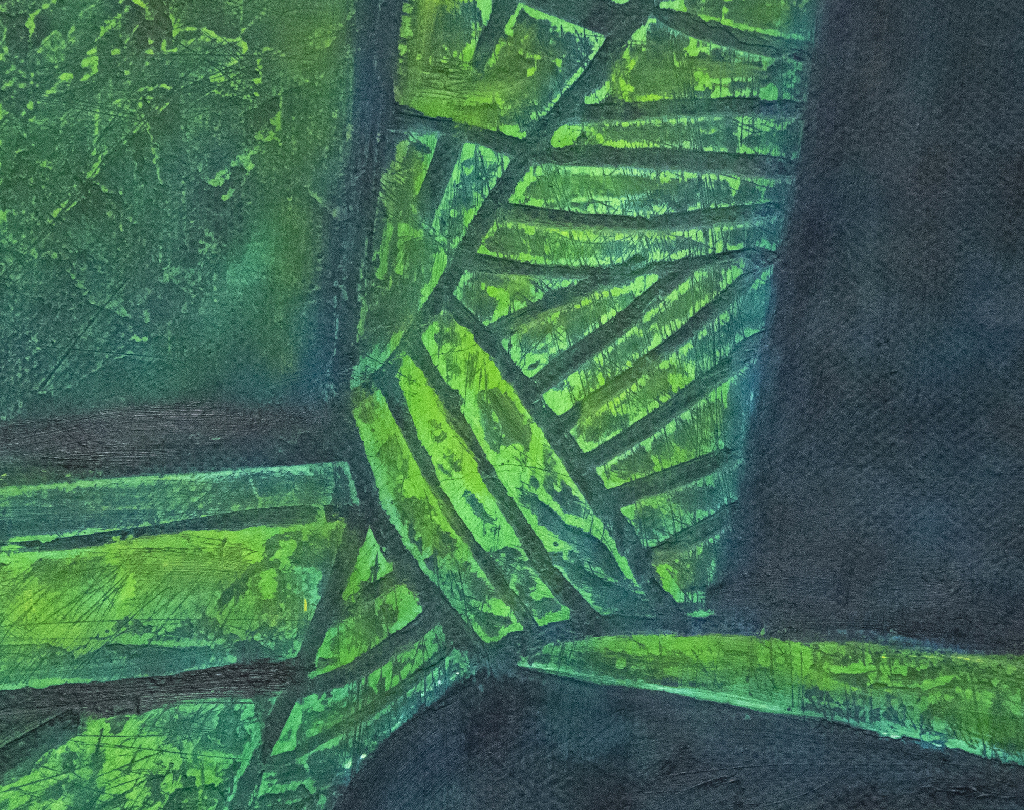 JAE KON PARK - بدون عنوان - النفط على قماش - 21 × 18 في.