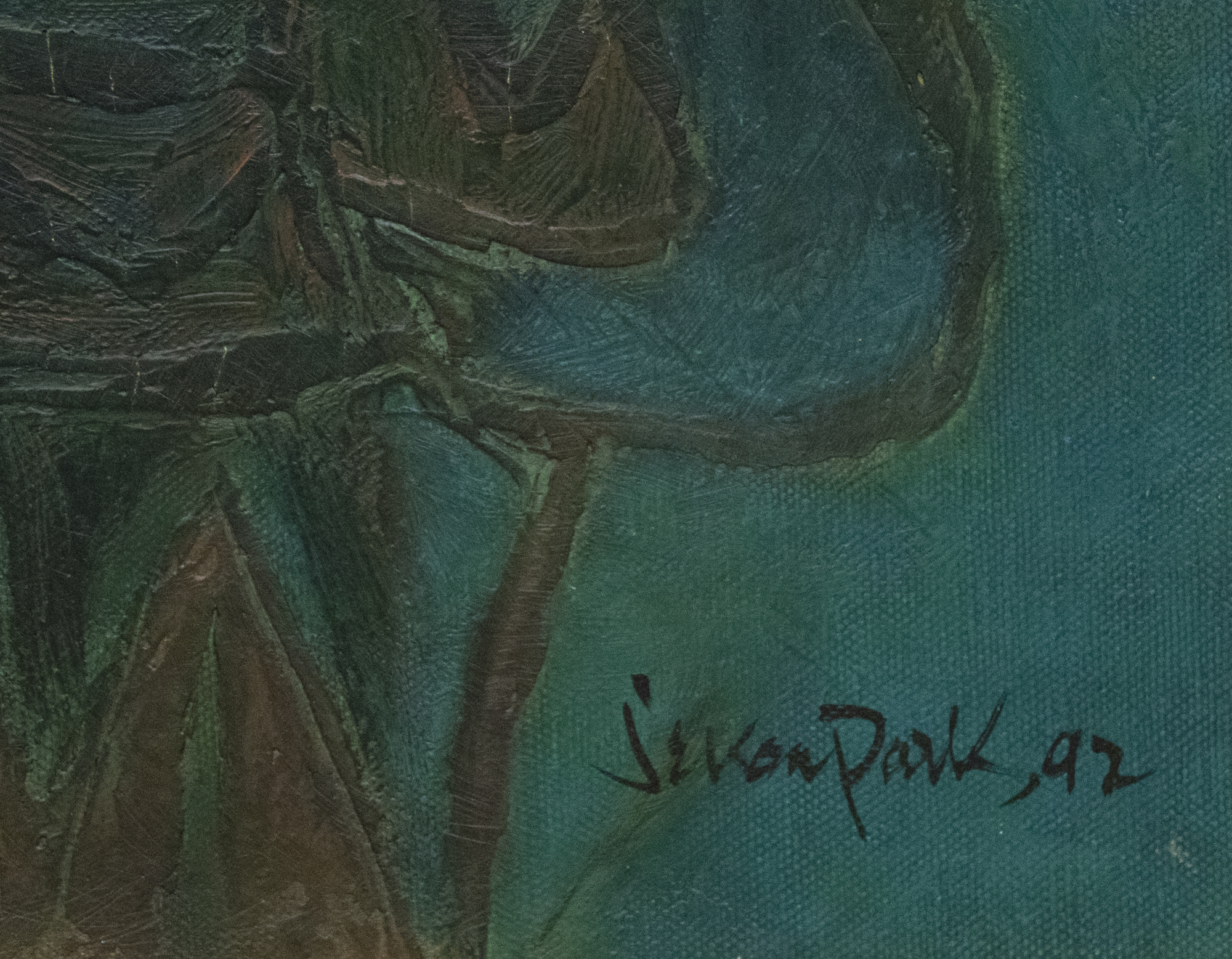 JAE KON PARK - Life and Roots JAE KON PARK - Life and Roots - oil on canvas - 28 1/2 x 35 1/2 in.