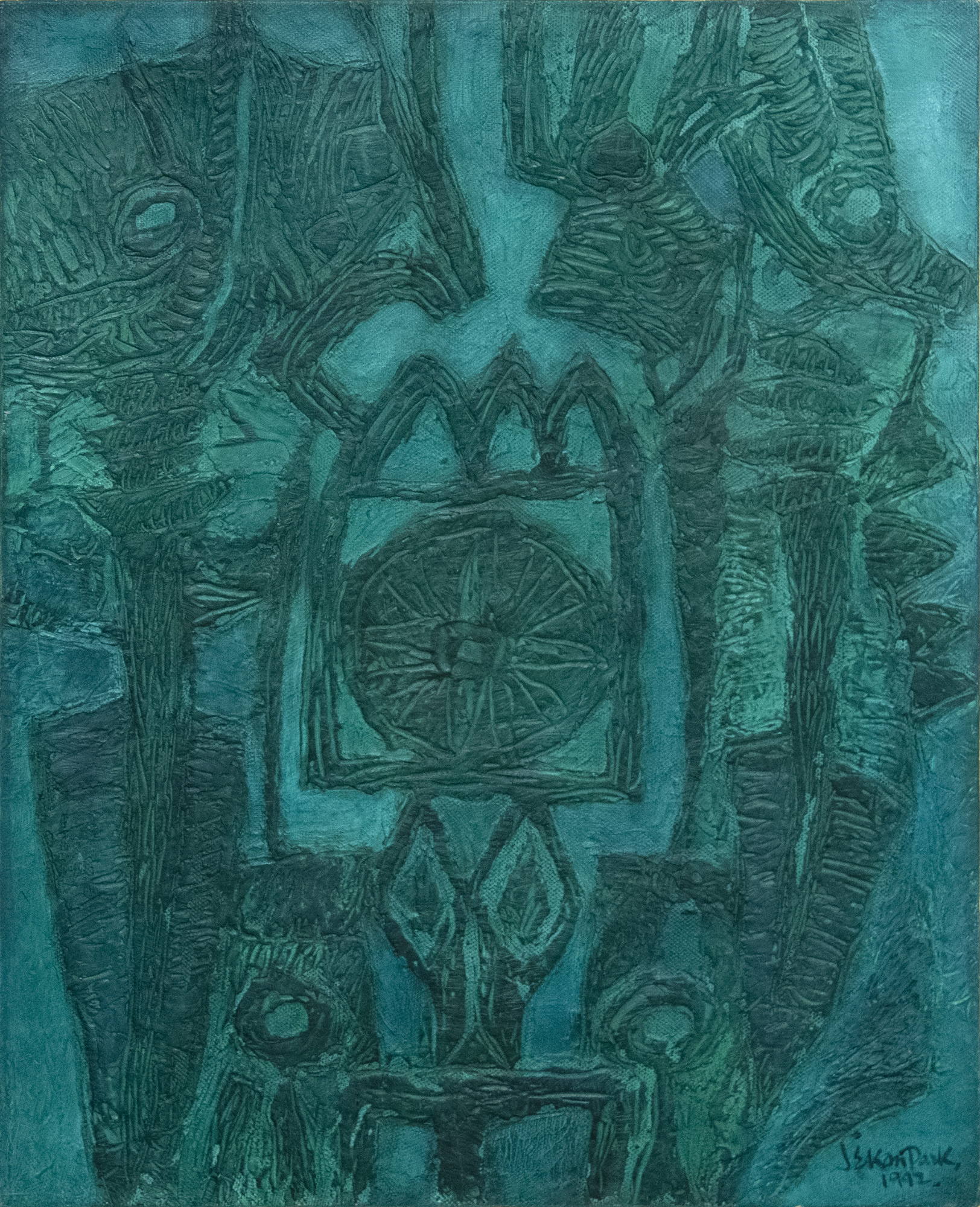 JAE KON PARK - Life and Roots JAE KON PARK - Life and Roots - oil on canvas - 25 1/2 x 20 5/8 in.