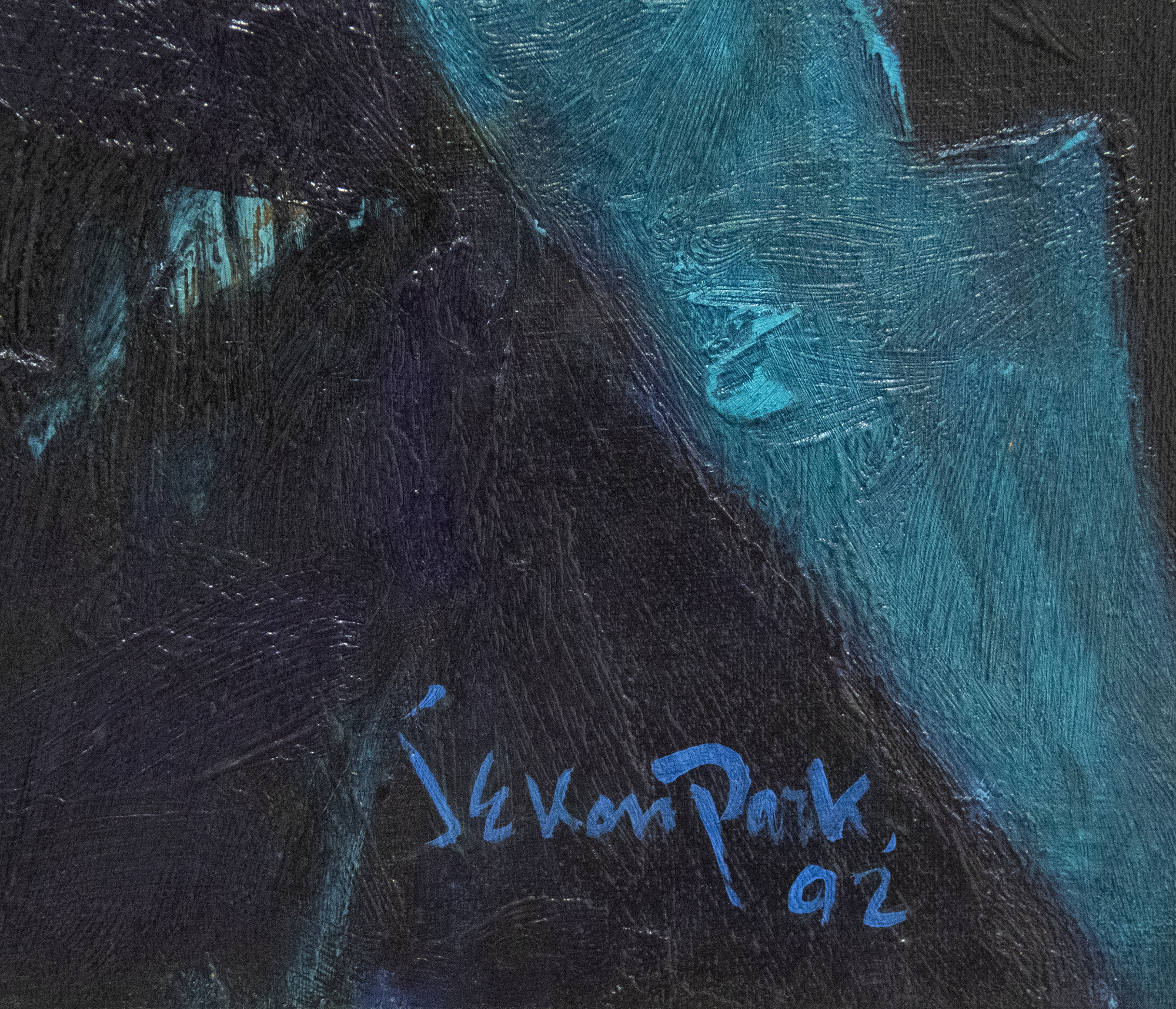 JAE KON PARK - Untitled JAE KON PARK - Untitled - oil on canvas - 28 1/2 x 35 1/2 in.