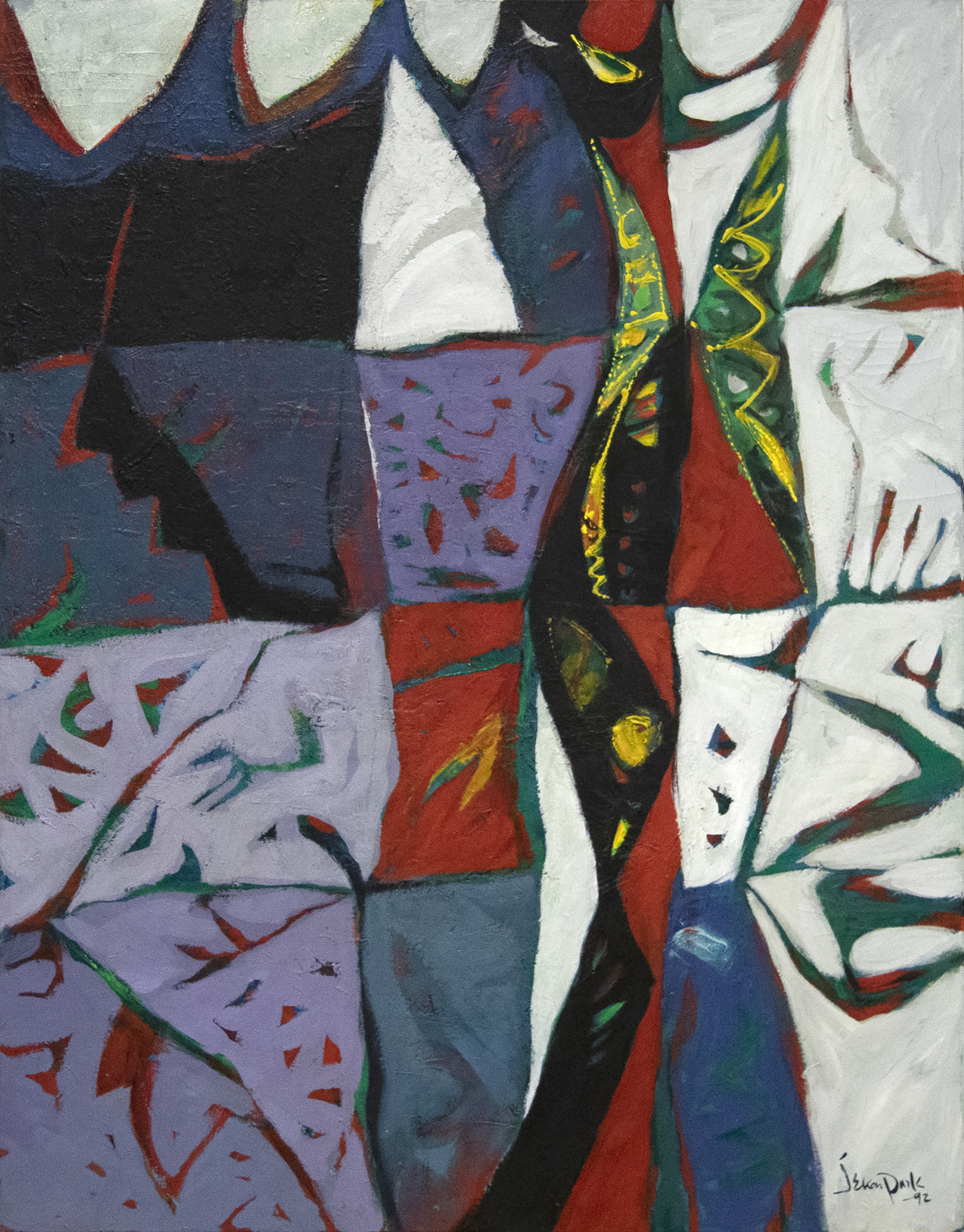 JAE KON PARK - Untitled JAE KON PARK - Untitled - oil on canvas - 45 3/4 x 35 1/2 in.