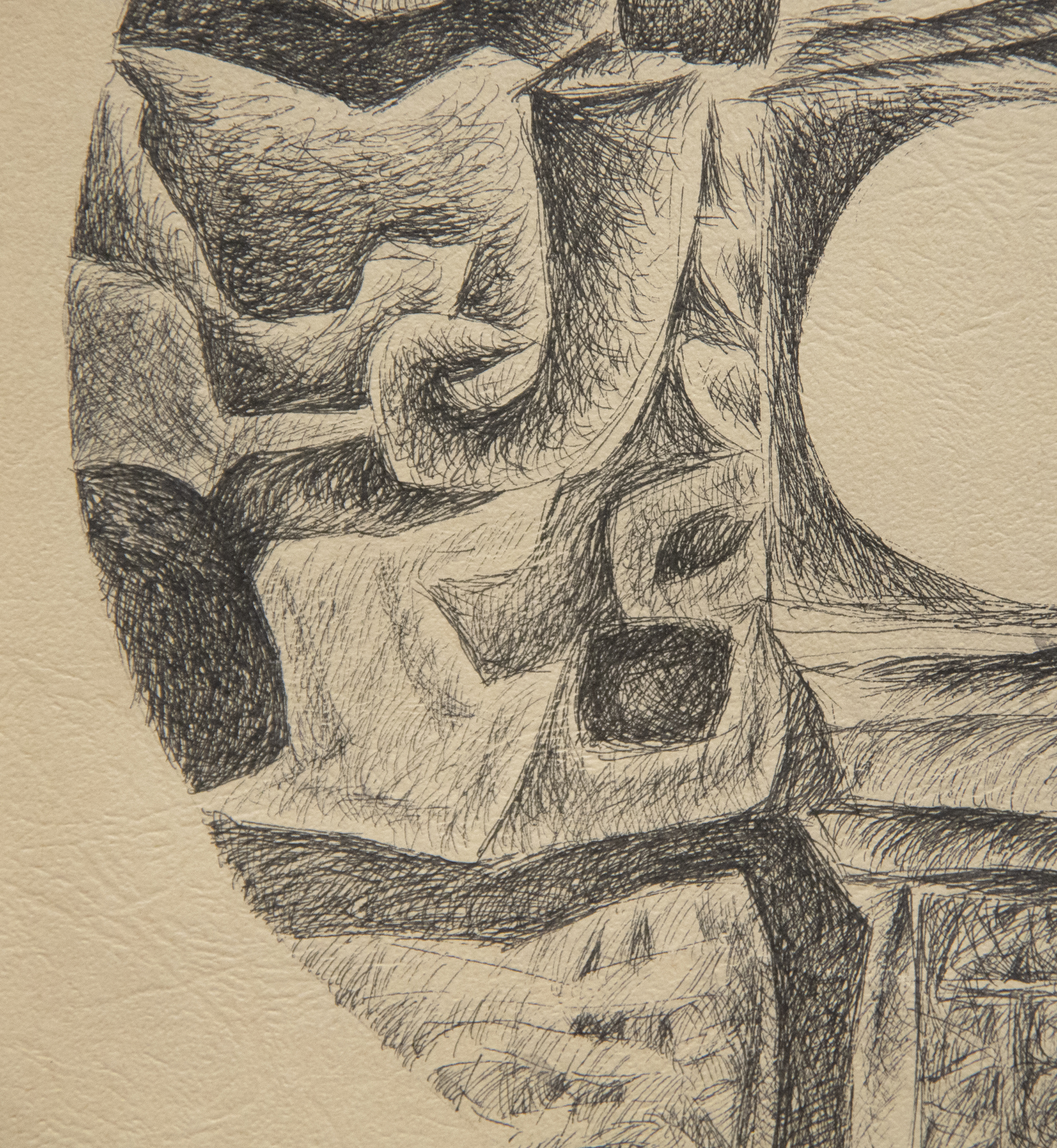 JAE KON PARK - The Mystery Series JAE KON PARK - The Mystery Series - ink on paper - 13 3/4 x 12 1/2 in.