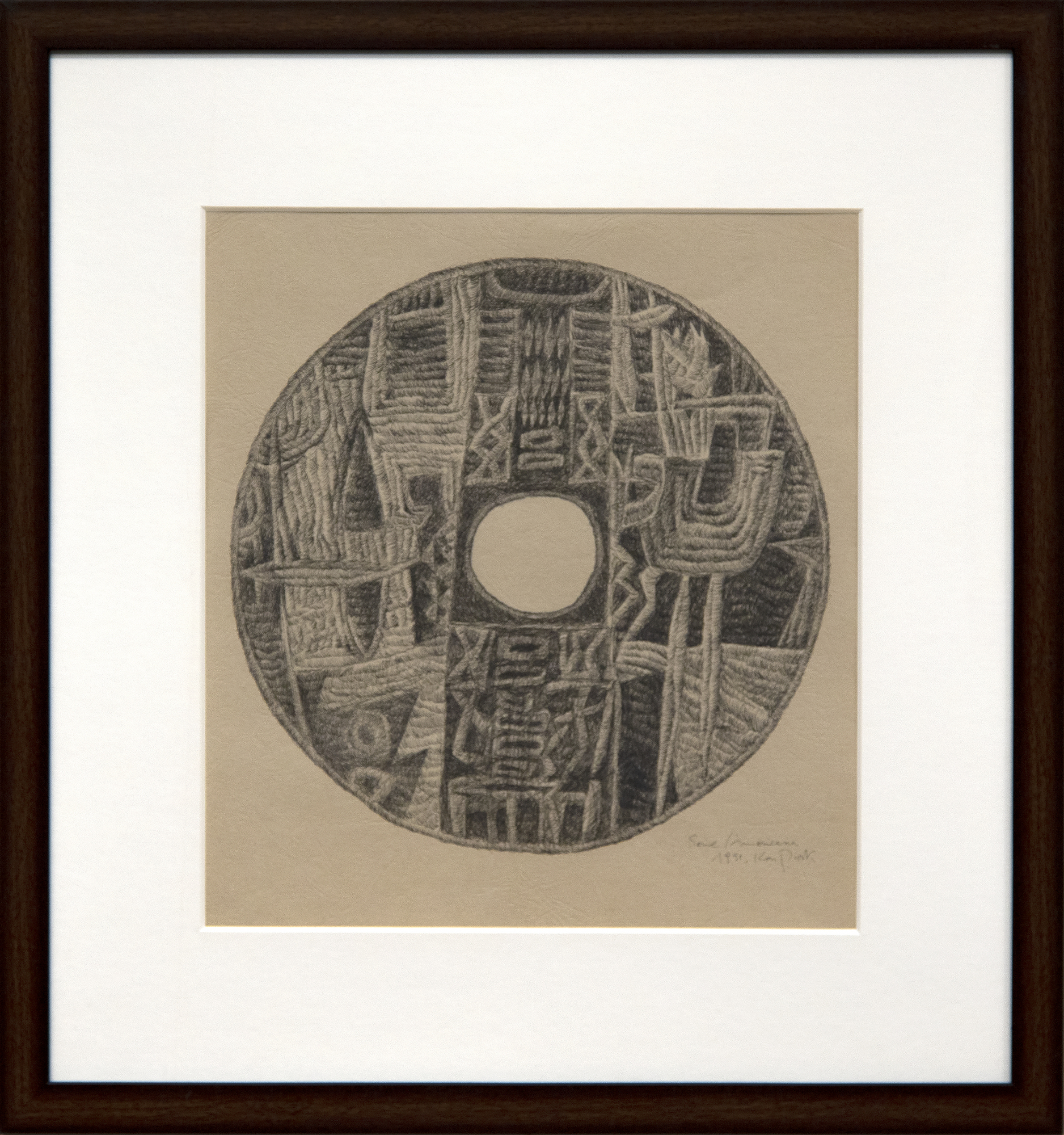 JAE KON PARK - America Series JAE KON PARK - America Series - ink on paper - 13 3/4 x 12 1/2 in.