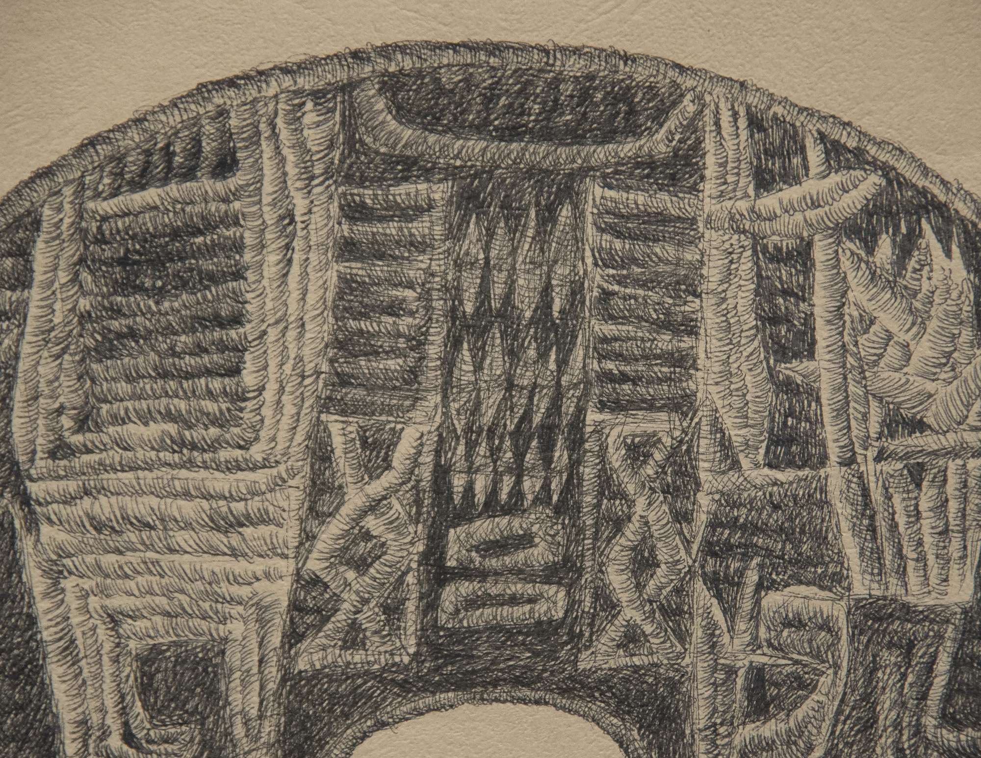 JAE KON PARK - America Series JAE KON PARK - America Series - ink on paper - 13 3/4 x 12 1/2 in.