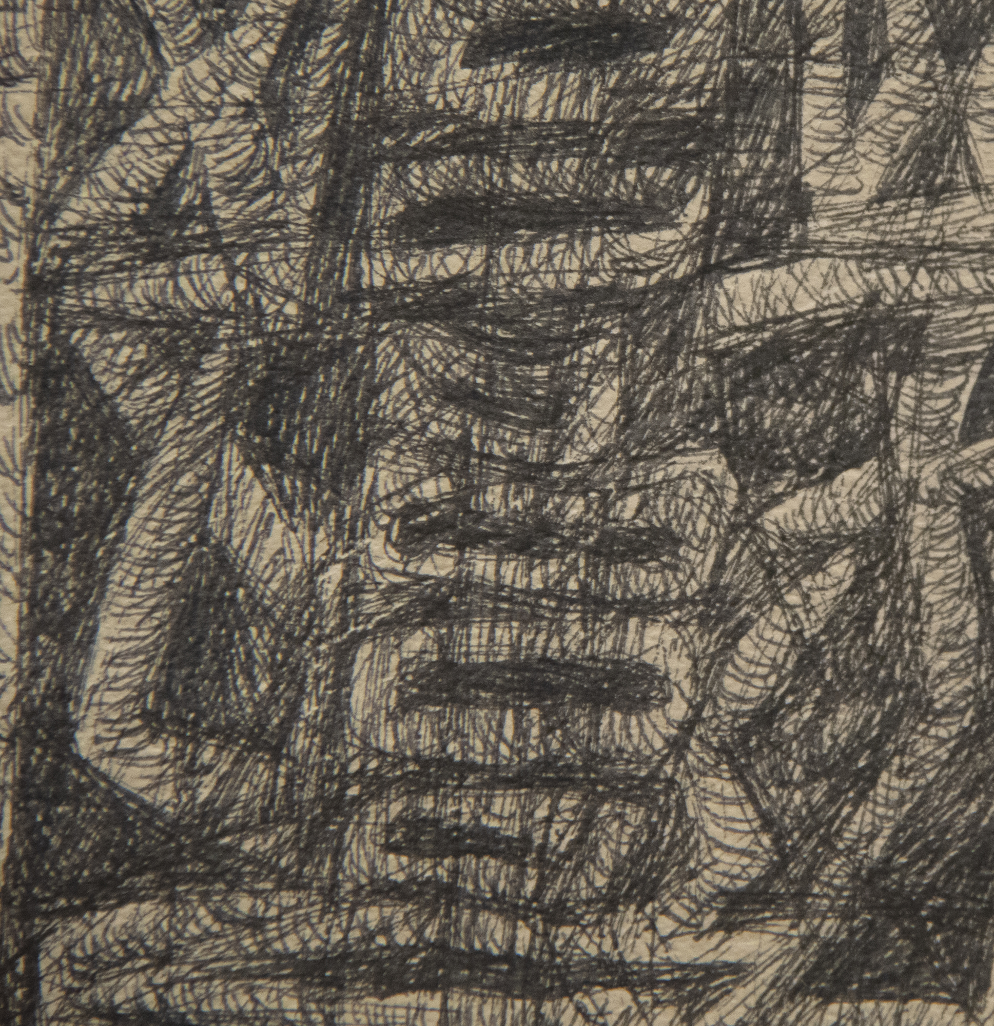 JAE KON PARK - America Series JAE KON PARK - America Series - ink on paper - 13 3/4 x 12 1/2 in.
