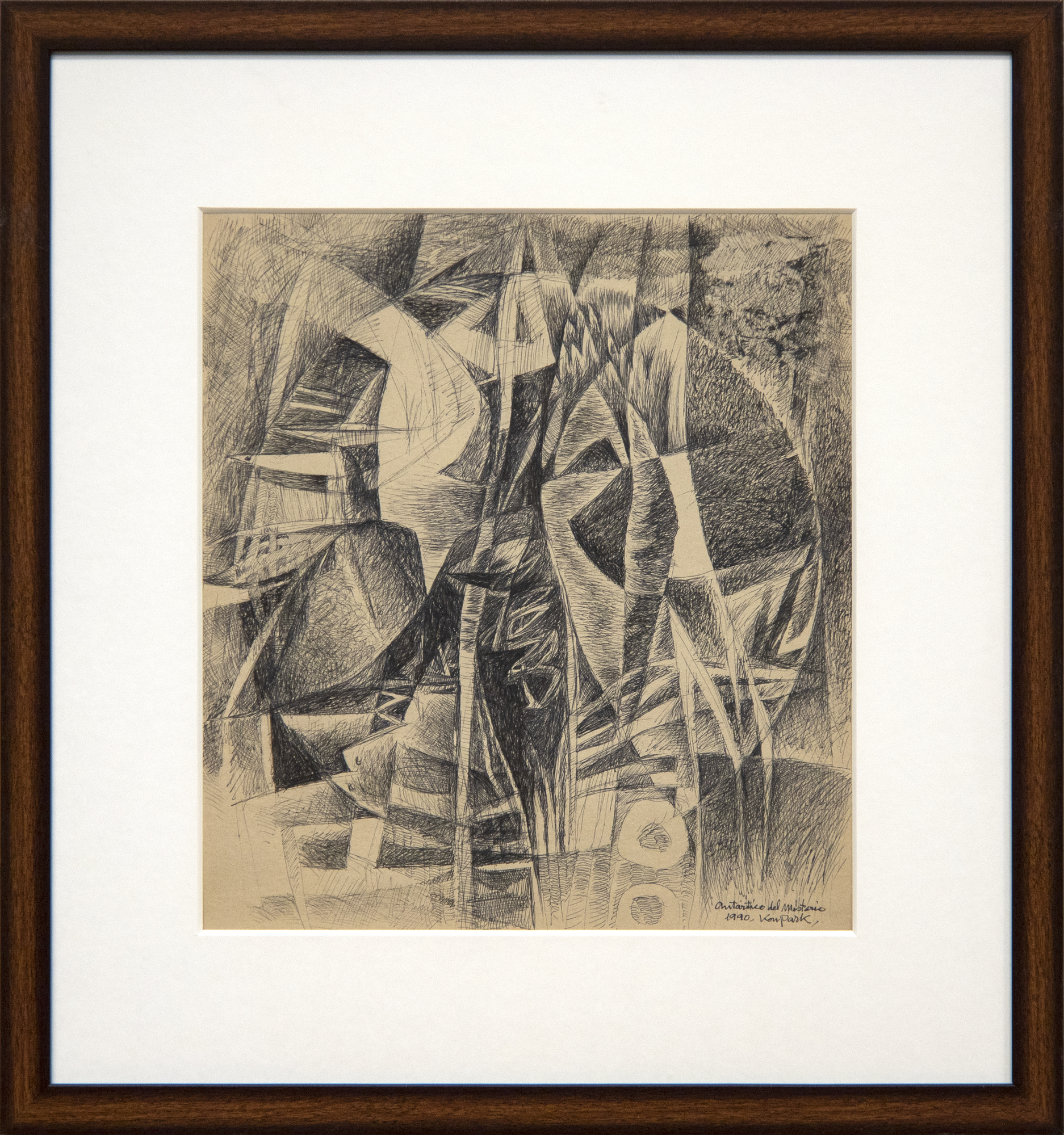 JAE KON PARK - Mystery of the Artic JAE KON PARK - Mystery of the Artic - ink on paper - 14 x 12 1/2 in.