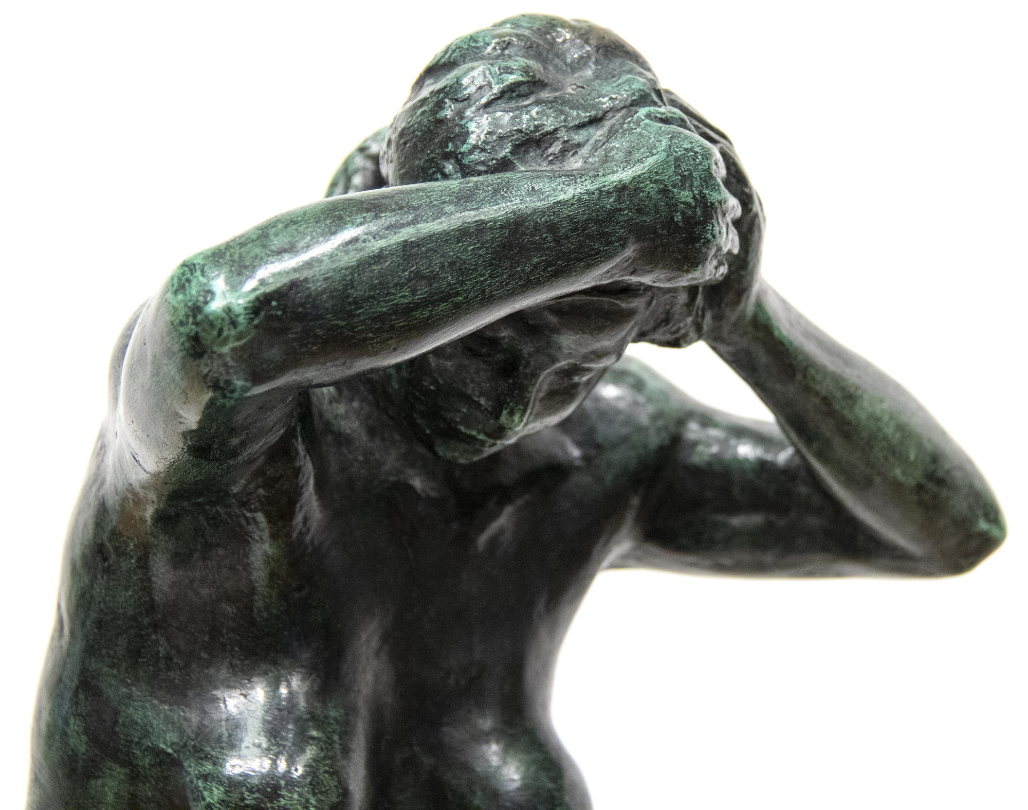 FELIPE CASTANEDA - Mujer Peinandose FELIPE CASTANEDA - Mujer Peinandose - bronze - 16 1/4 x 11 3/4 x 11 in.