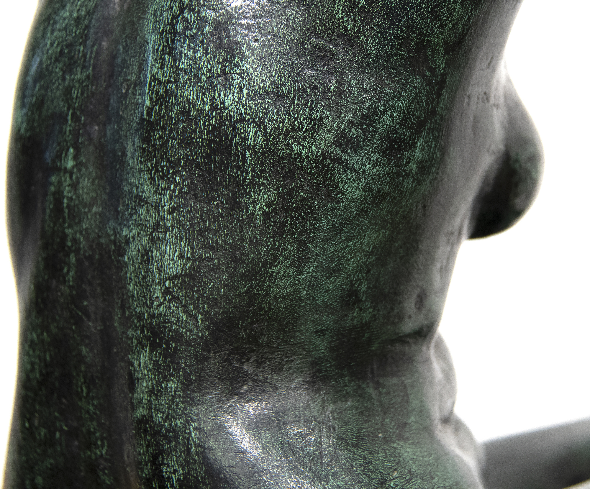 FELIPE CASTANEDA - Mujer Peinandose - bronze - 16 1/4 x 11 3/4 x 11 in.