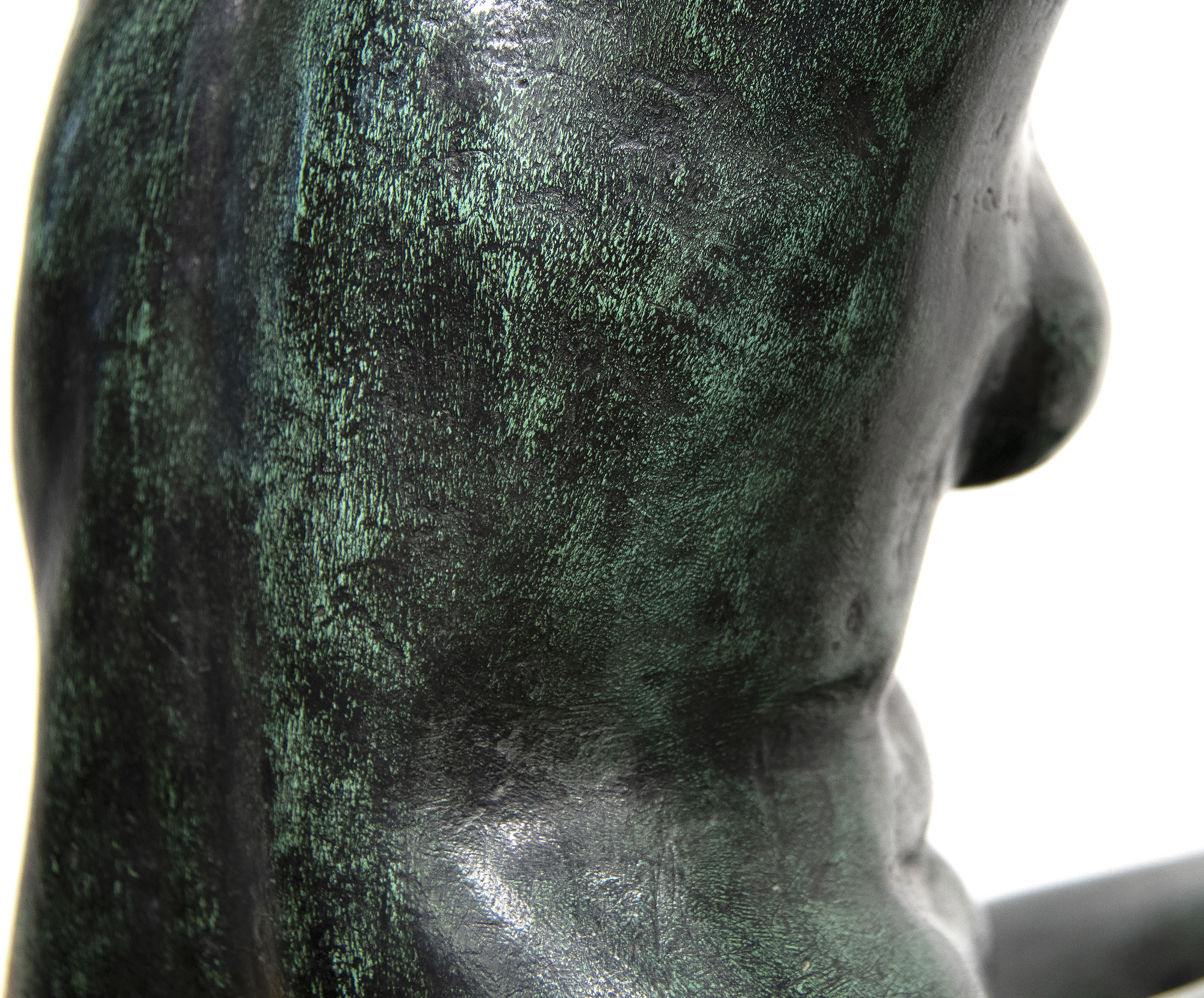 FELIPE CASTANEDA - Mujer Peinandose - Bronze - 16 1/4 x 11 3/4 x 11 in.