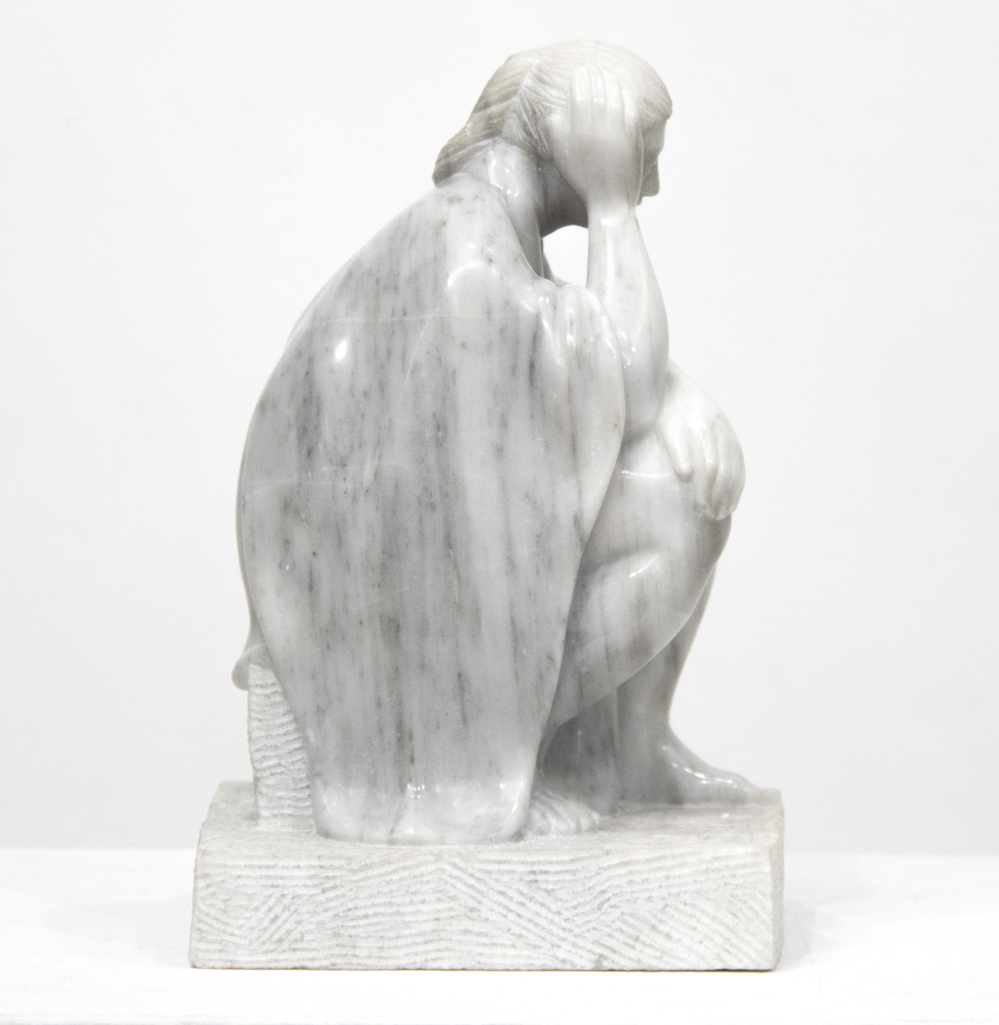 FELIPE CASTANEDA - Pensando - Marmor - 11 1/2 x 7 x 7 in.