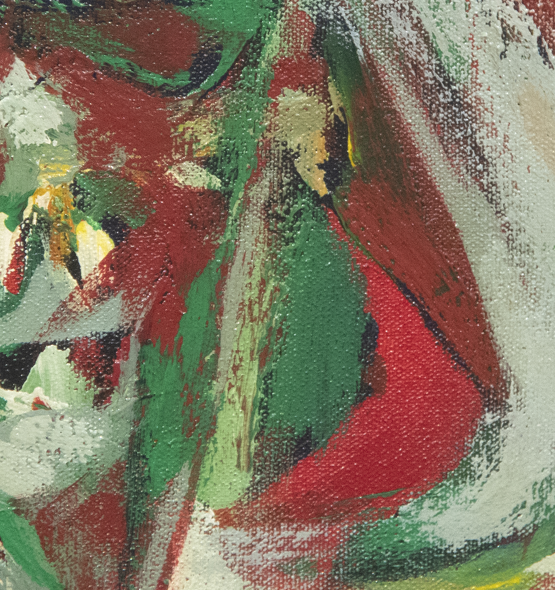 JAE KON PARK - Untitled - oil on canvas - 19 1/4 x 19 3/4 in.